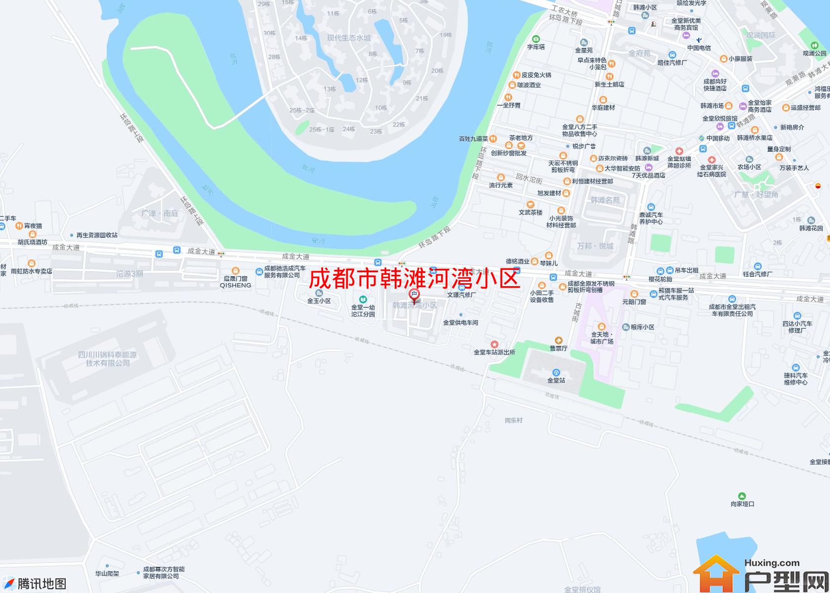 韩滩河湾小区小区 - 户型网