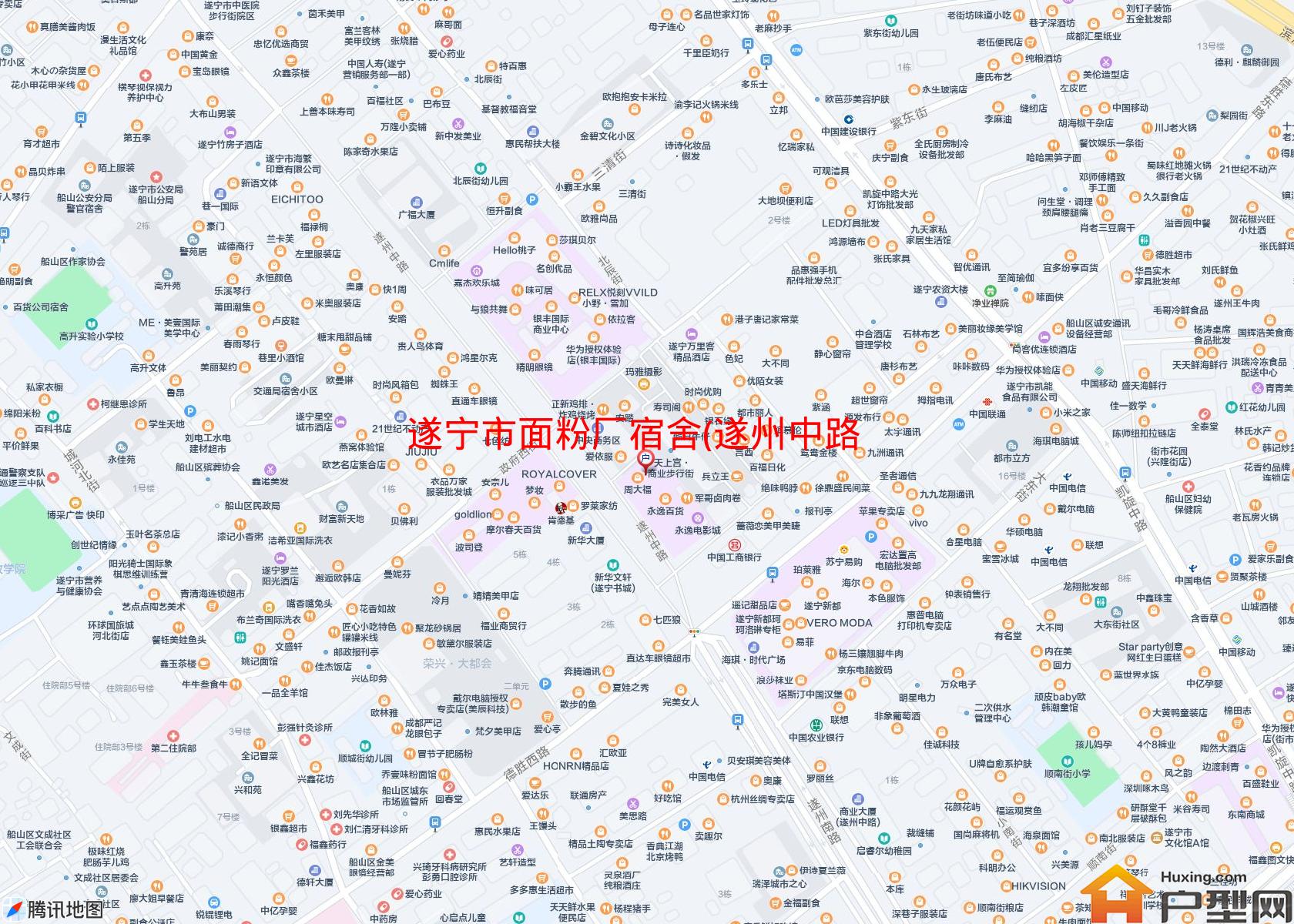 面粉厂宿舍(遂州中路)小区 - 户型网