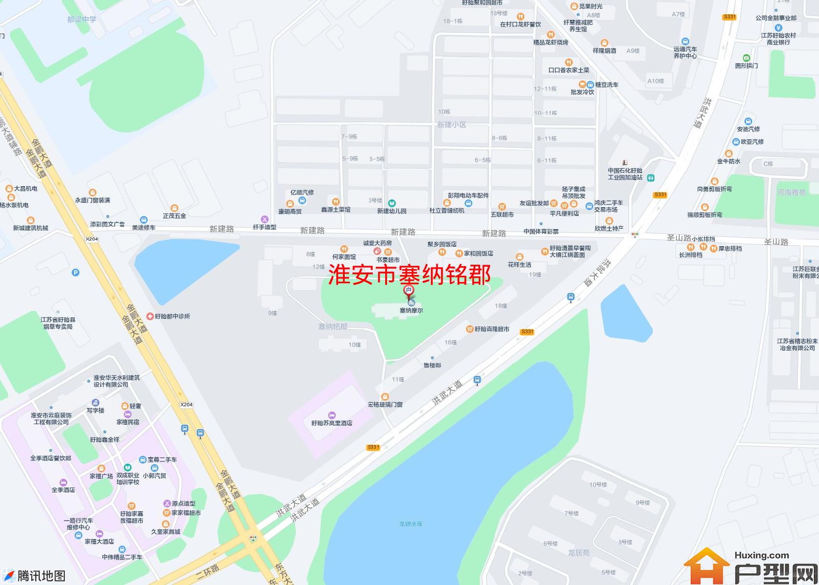 塞纳铭郡小区 - 户型网