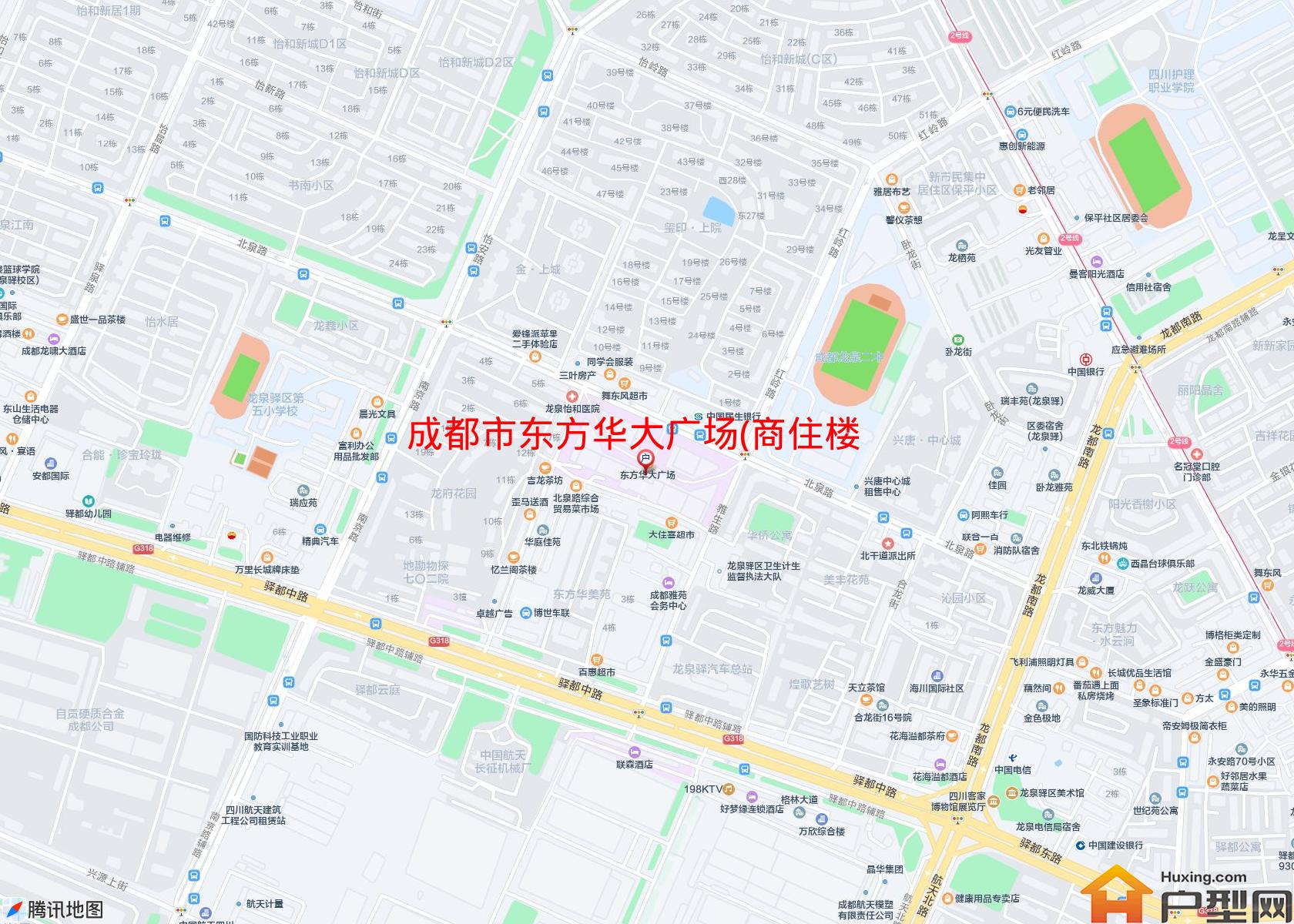 东方华大广场(商住楼)小区 - 户型网