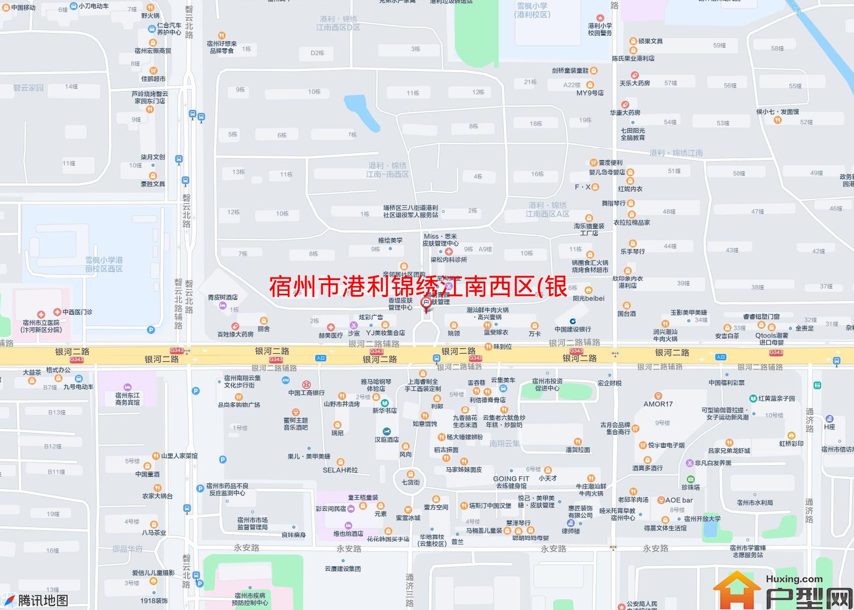 港利锦绣江南西区(银河二路376号)小区 - 户型网