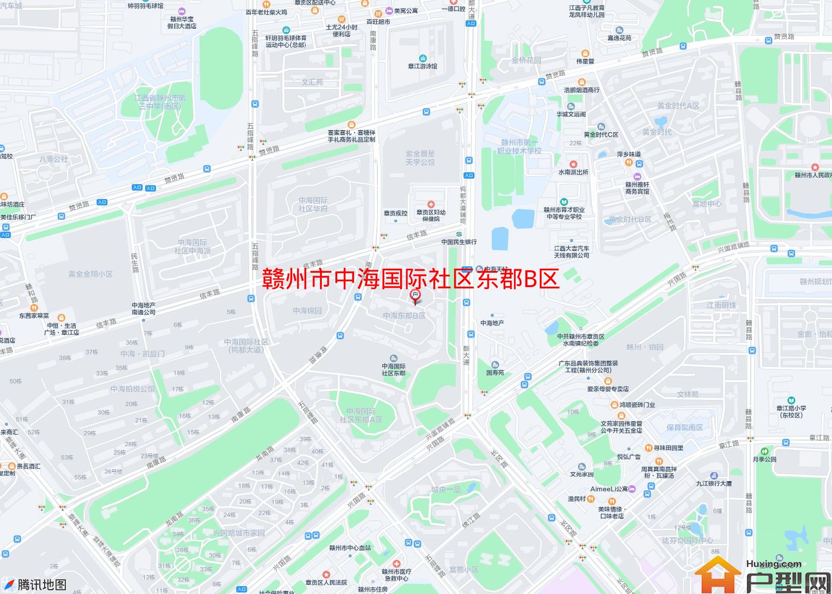 中海国际社区东郡B区(南康路)小区 - 户型网