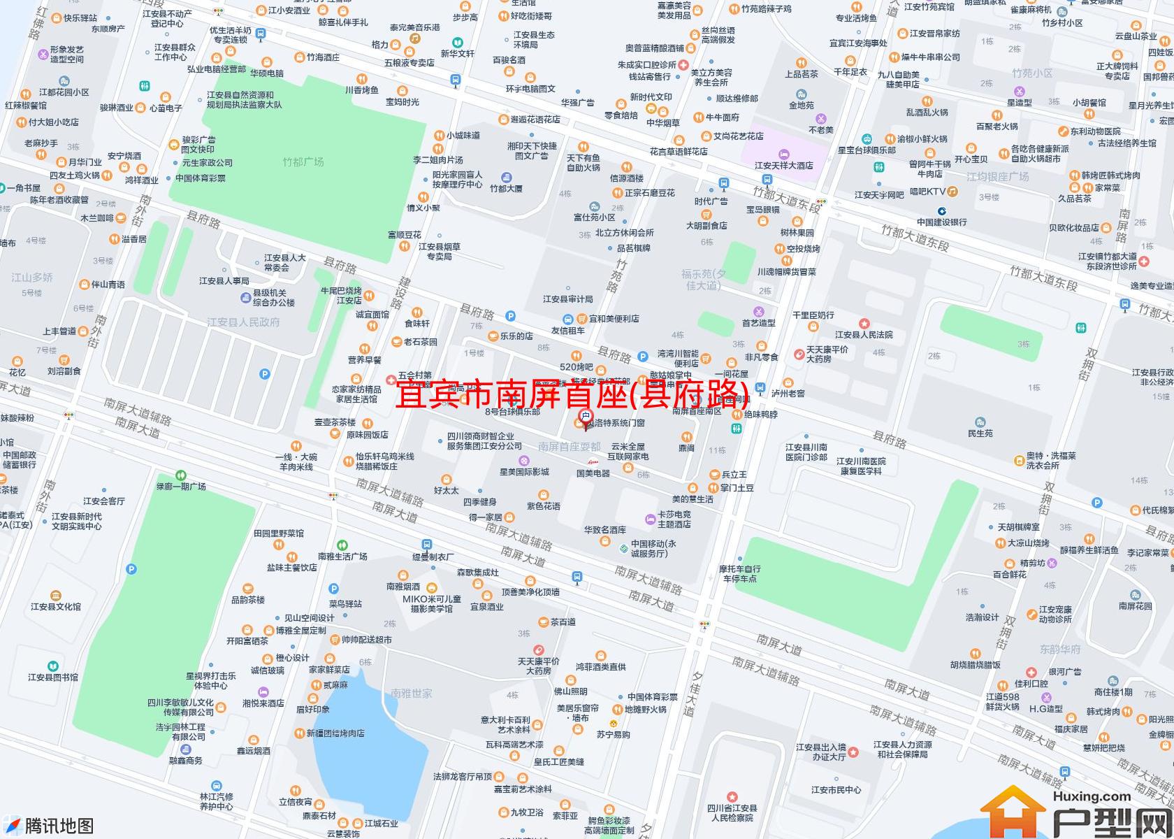 南屏首座(县府路)小区 - 户型网
