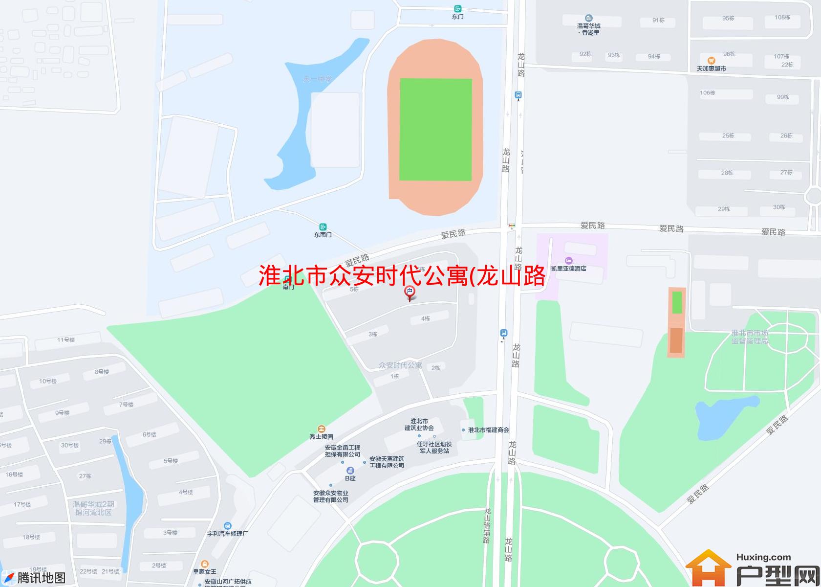 众安时代公寓(龙山路)小区 - 户型网