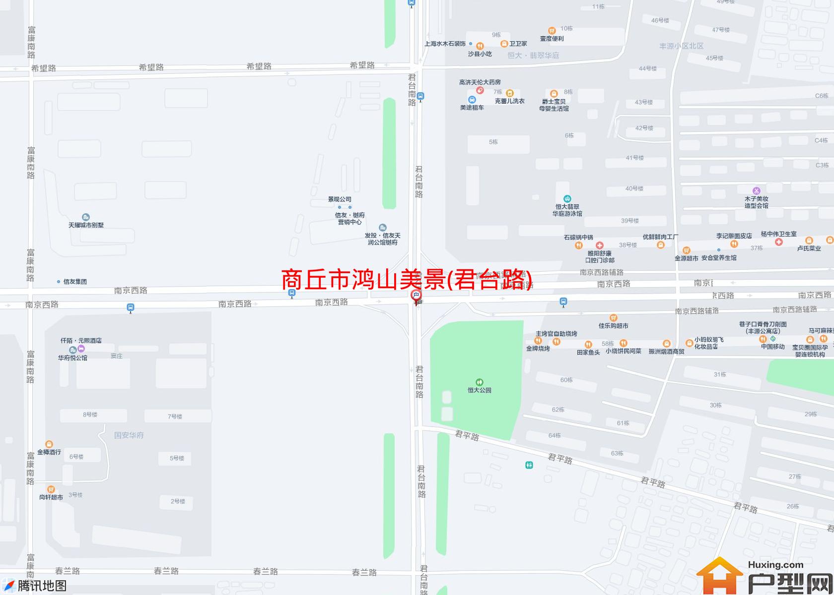 鸿山美景(君台路)小区 - 户型网