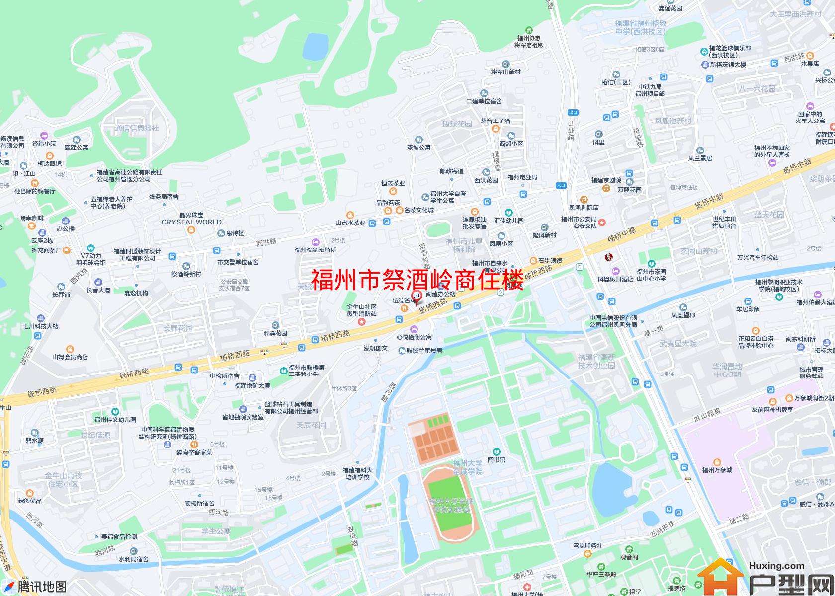 祭酒岭商住楼小区 - 户型网