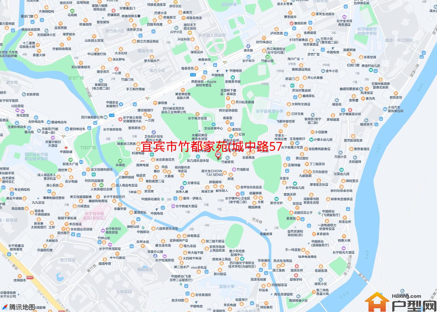 竹都家苑(城中路57号)小区 - 户型网