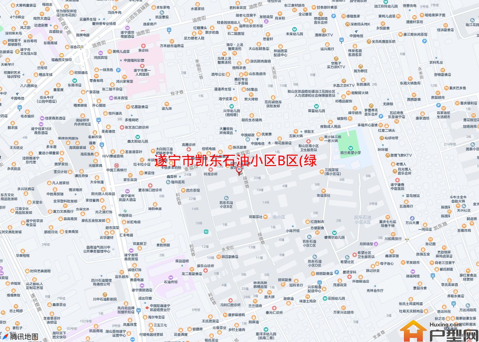 凯东石油小区B区(绿萌街1号)小区 - 户型网