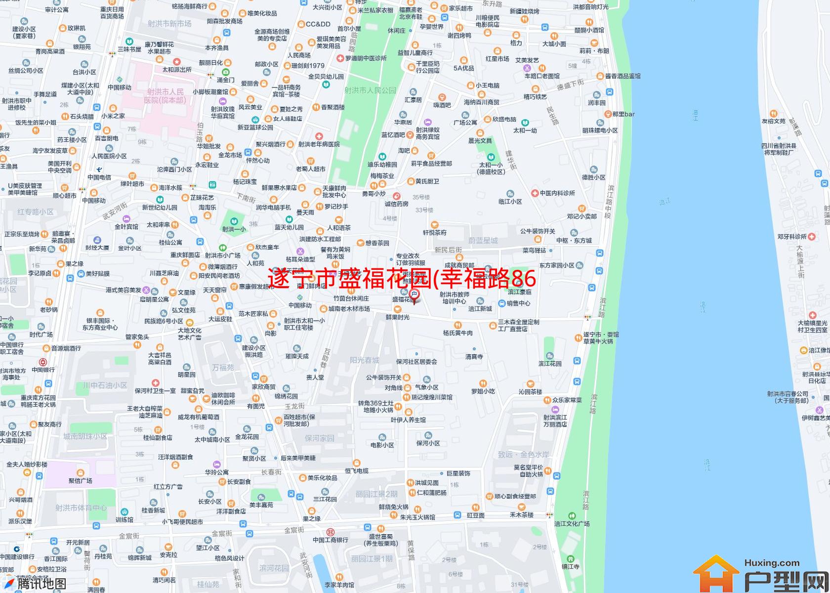 盛福花园(幸福路86号)小区 - 户型网