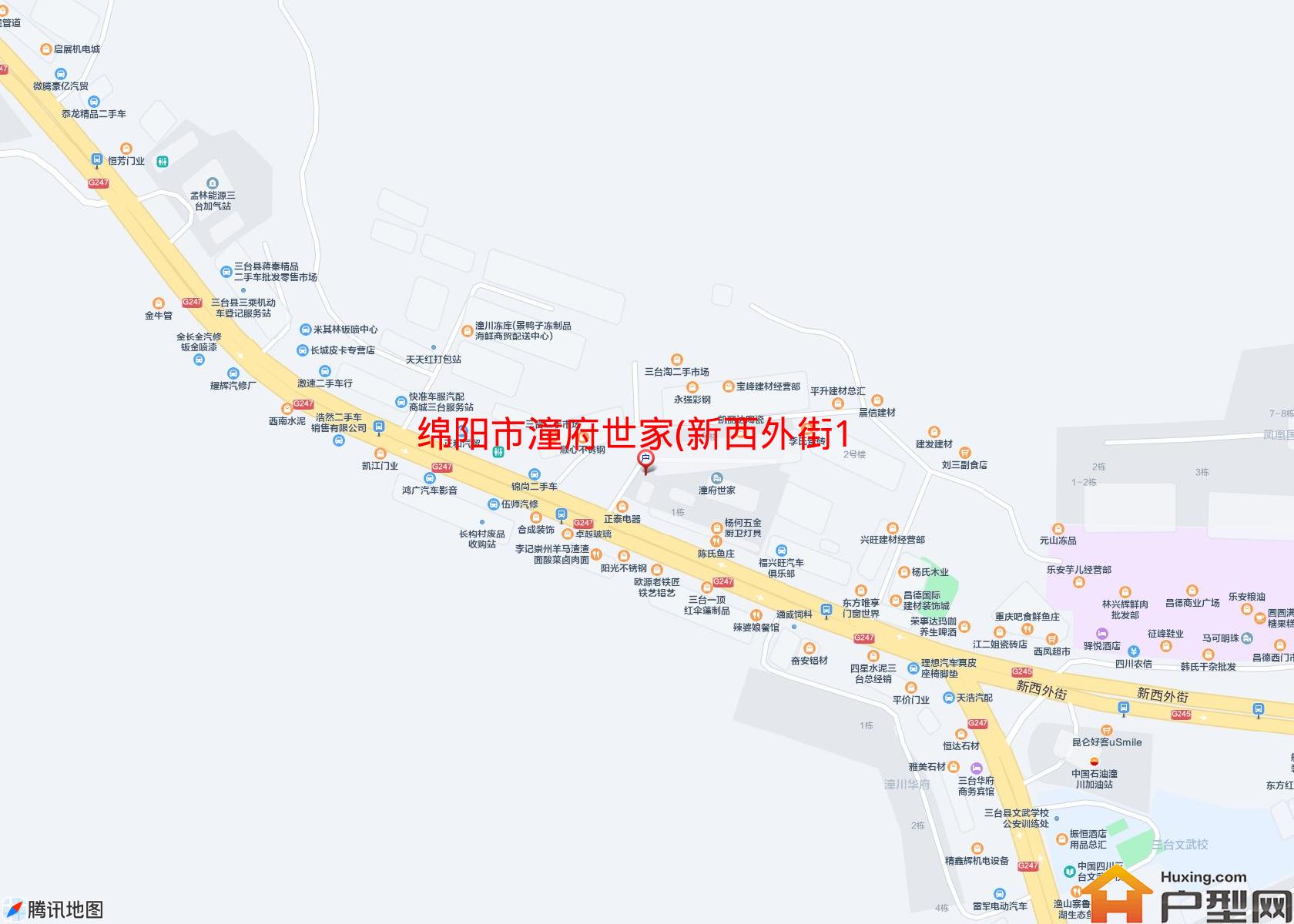 潼府世家(新西外街118号)小区 - 户型网