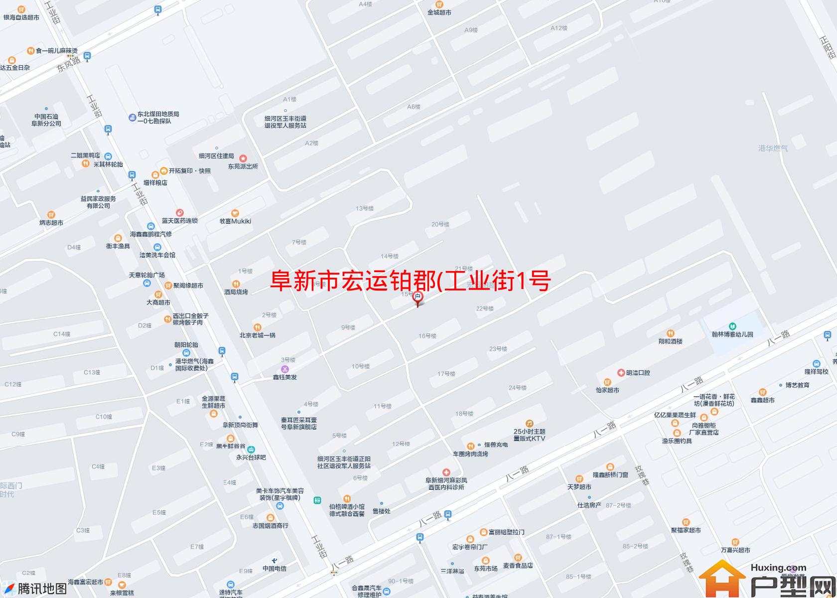 宏运铂郡(工业街1号 )小区 - 户型网