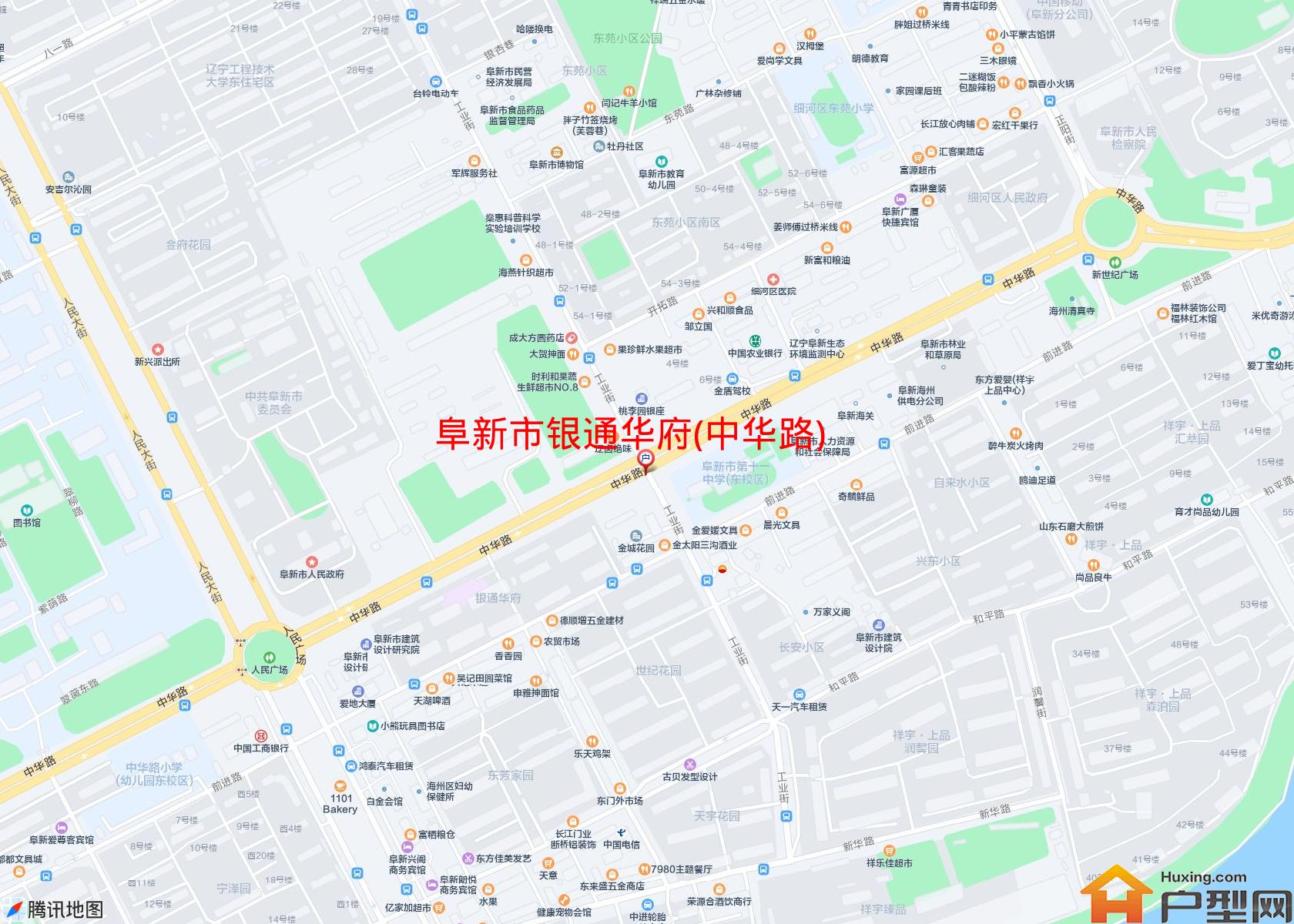 银通华府(中华路)小区 - 户型网
