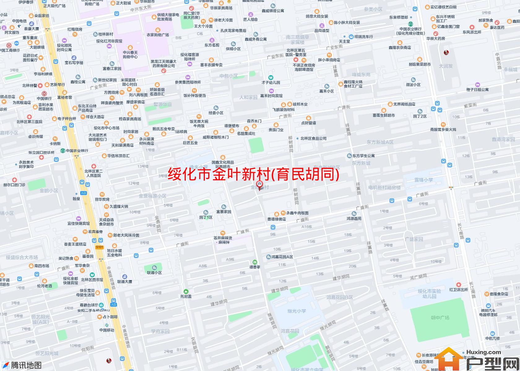 金叶新村(育民胡同)小区 - 户型网