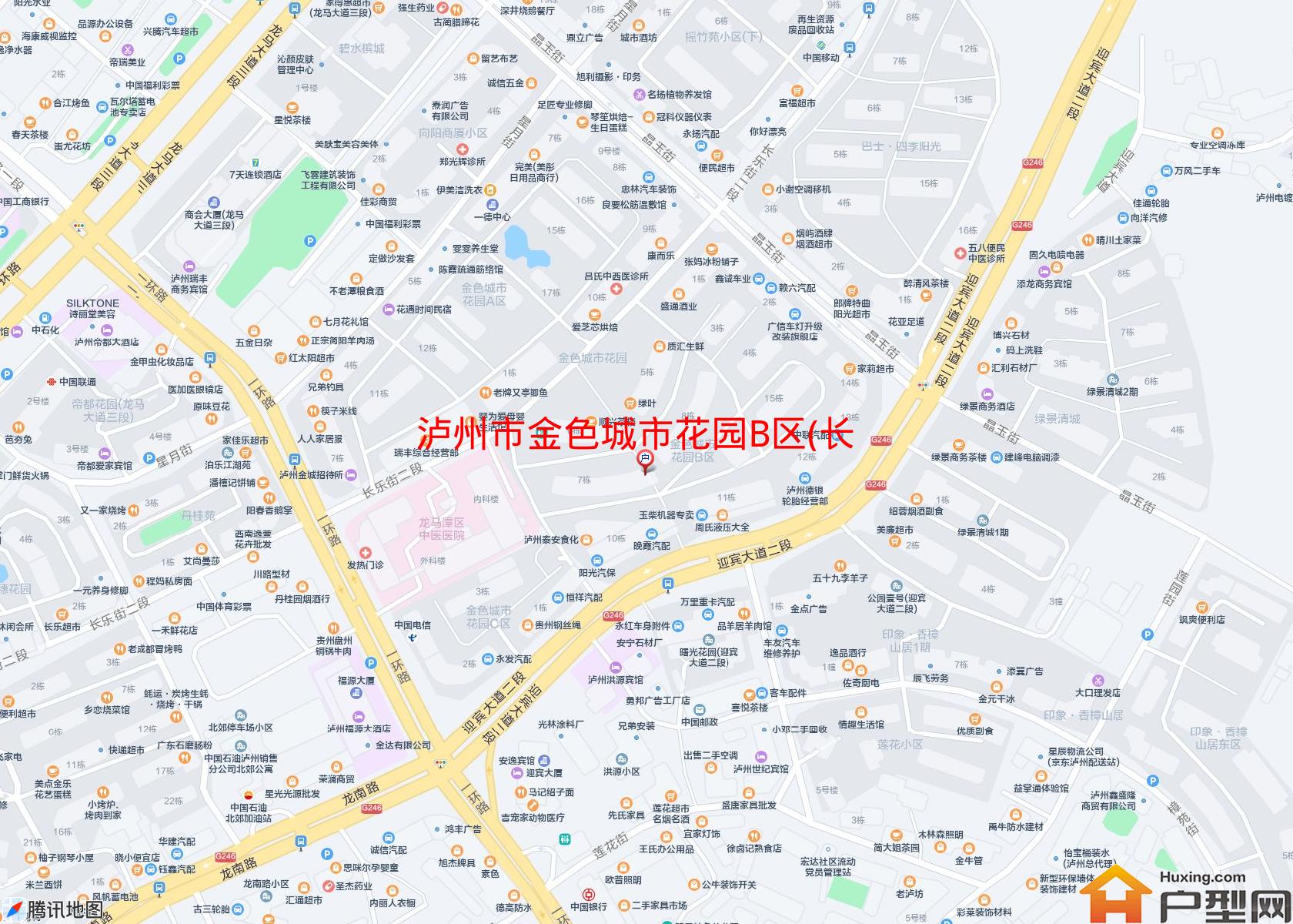 金色城市花园B区(长乐街二段234号)小区 - 户型网