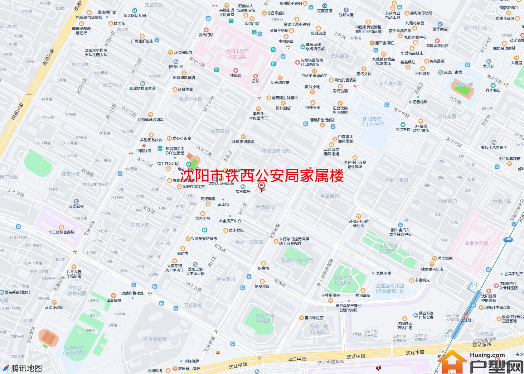 铁西公安局家属楼小区 - 户型网