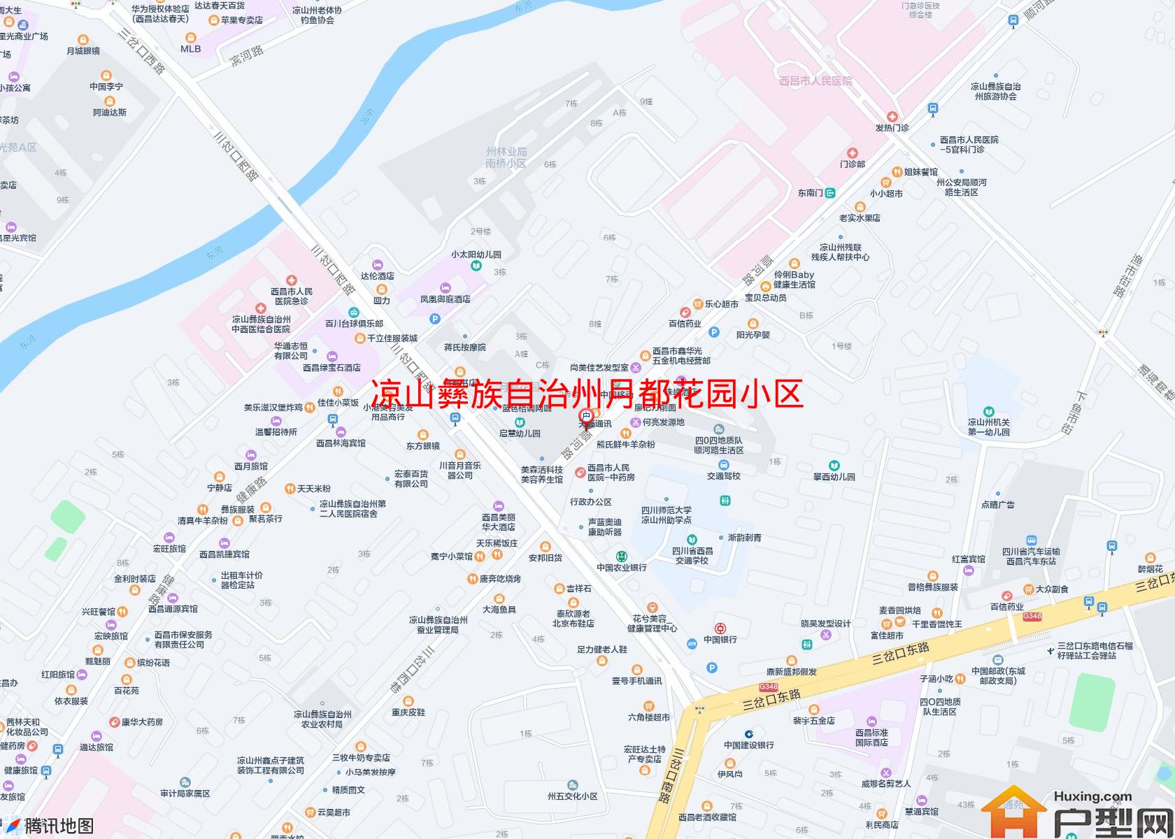 月都花园小区(顺河街23号)小区 - 户型网