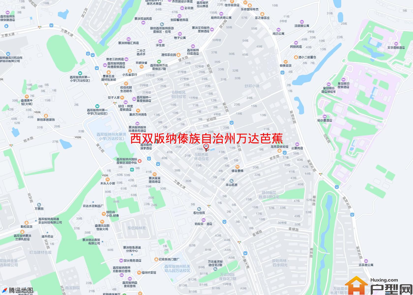 万达芭蕉林语住宅五期(万景大道)小区 - 户型网