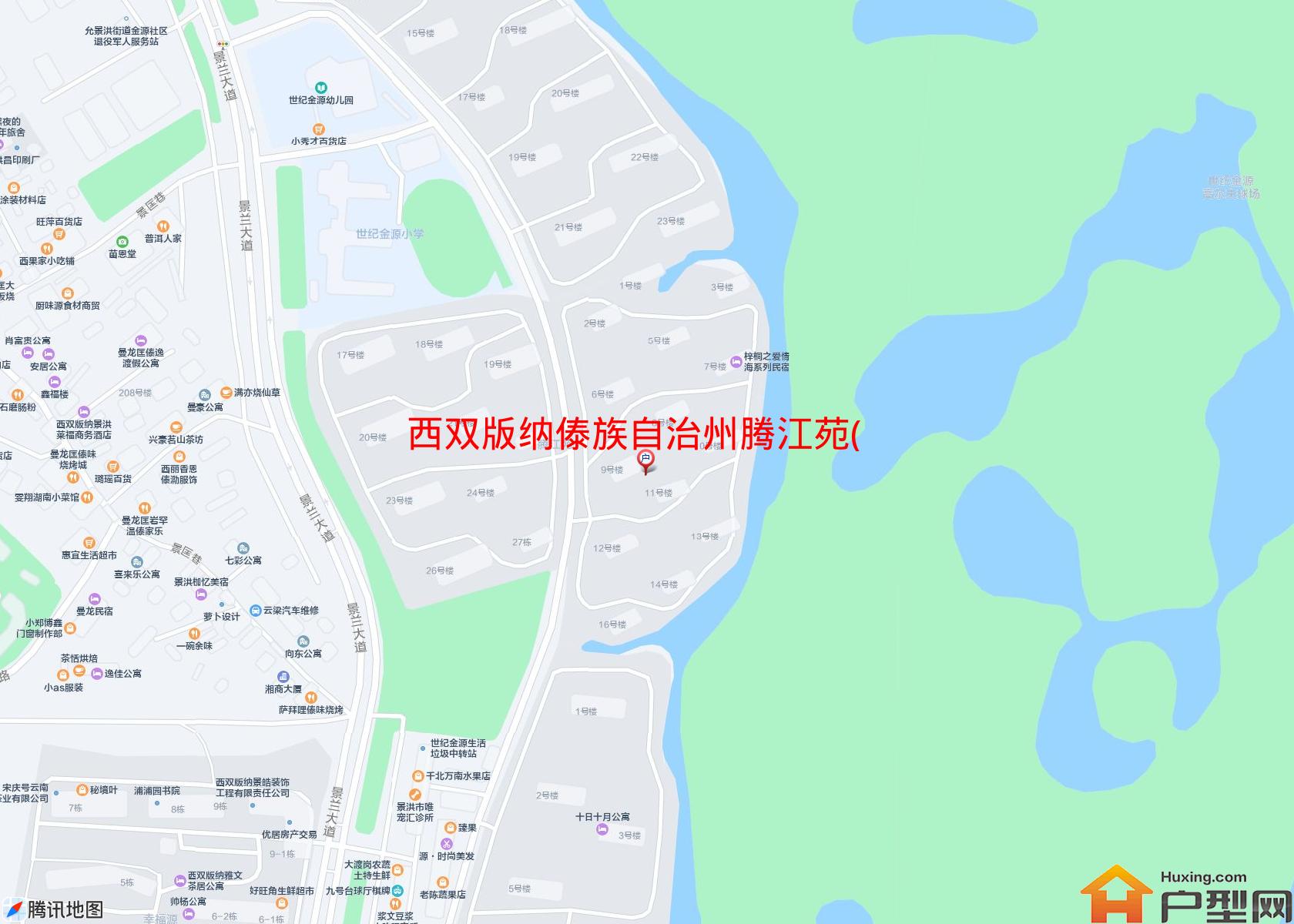 腾江苑(勐泐大道)小区 - 户型网