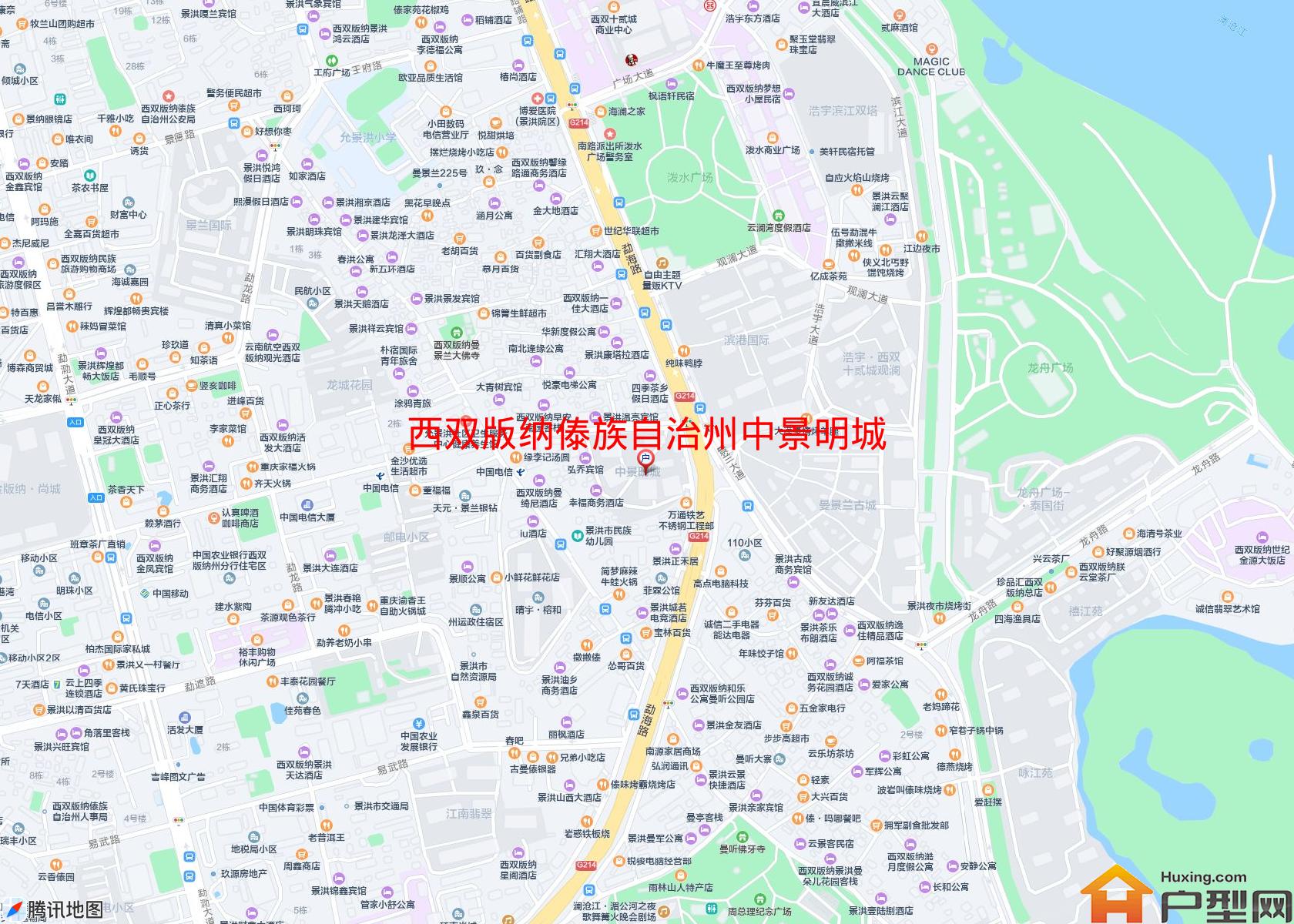 中景明城(勐捧路2号)小区 - 户型网