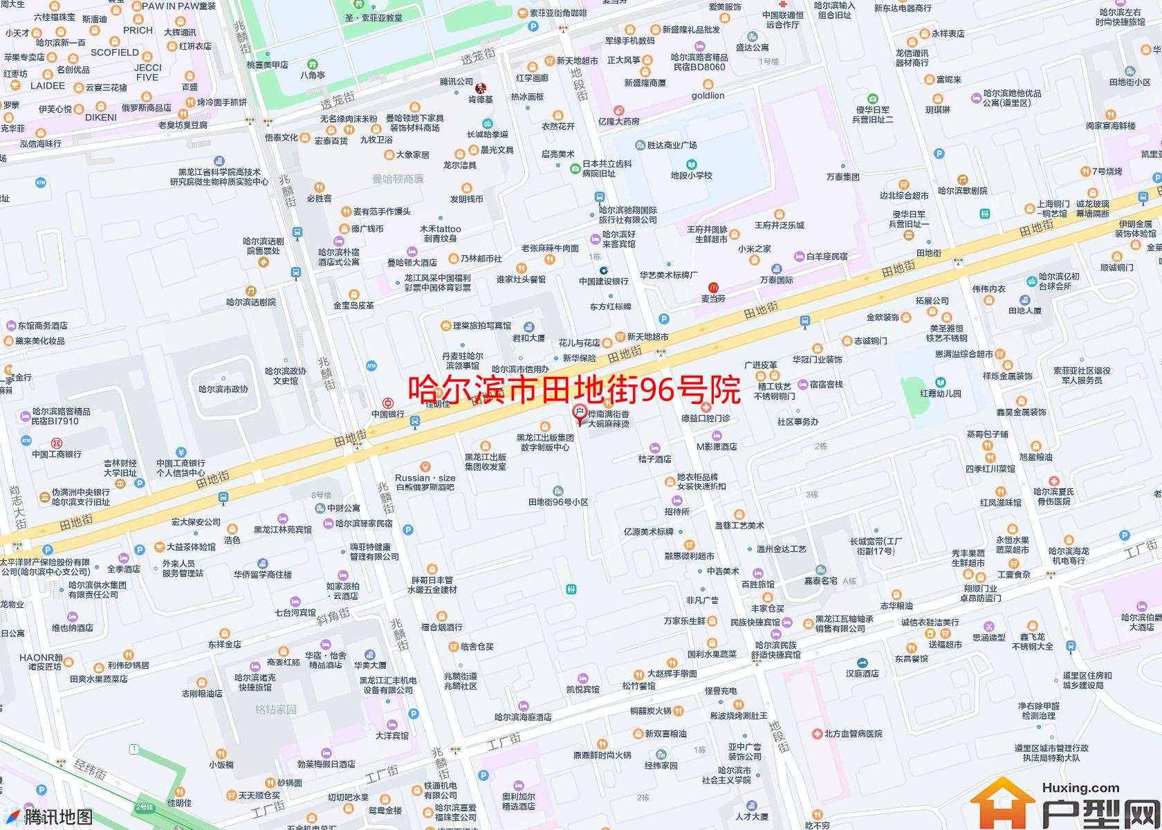 田地街96号院小区 - 户型网
