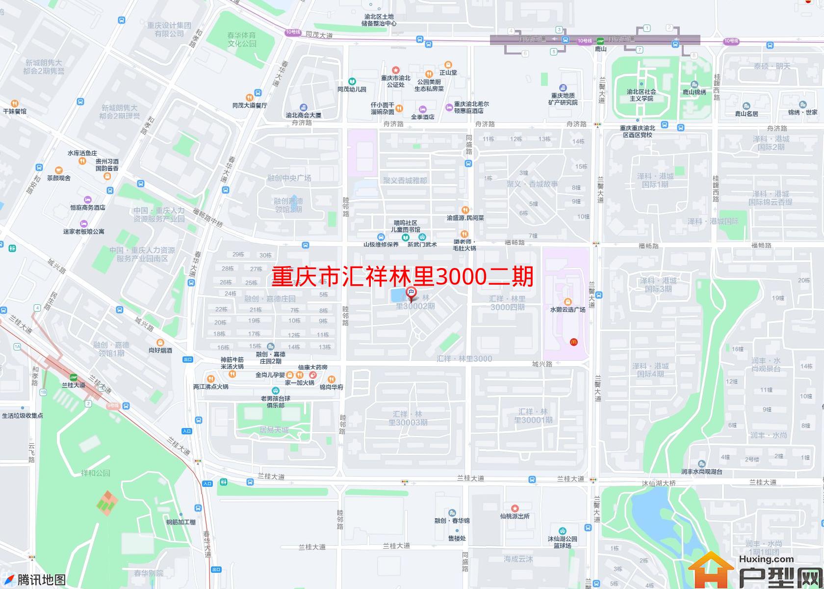 汇祥林里3000二期小区 - 户型网