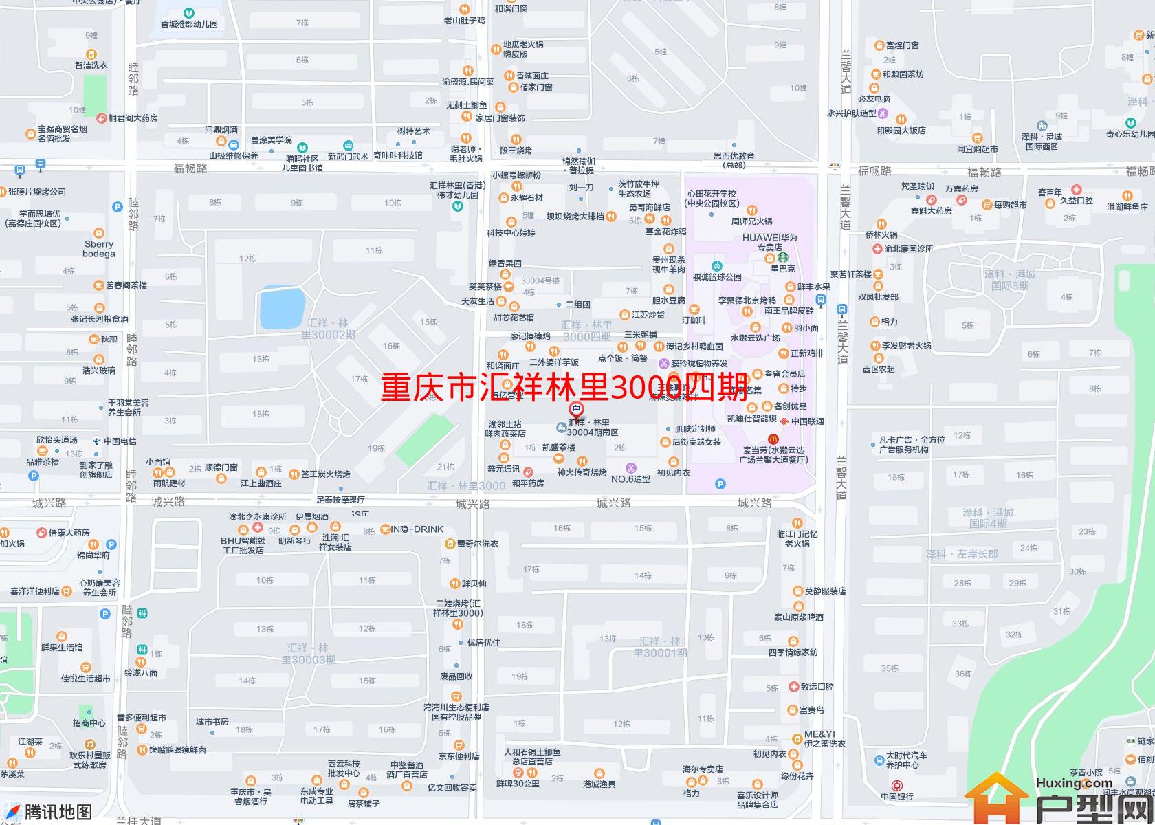汇祥林里3000四期小区 - 户型网