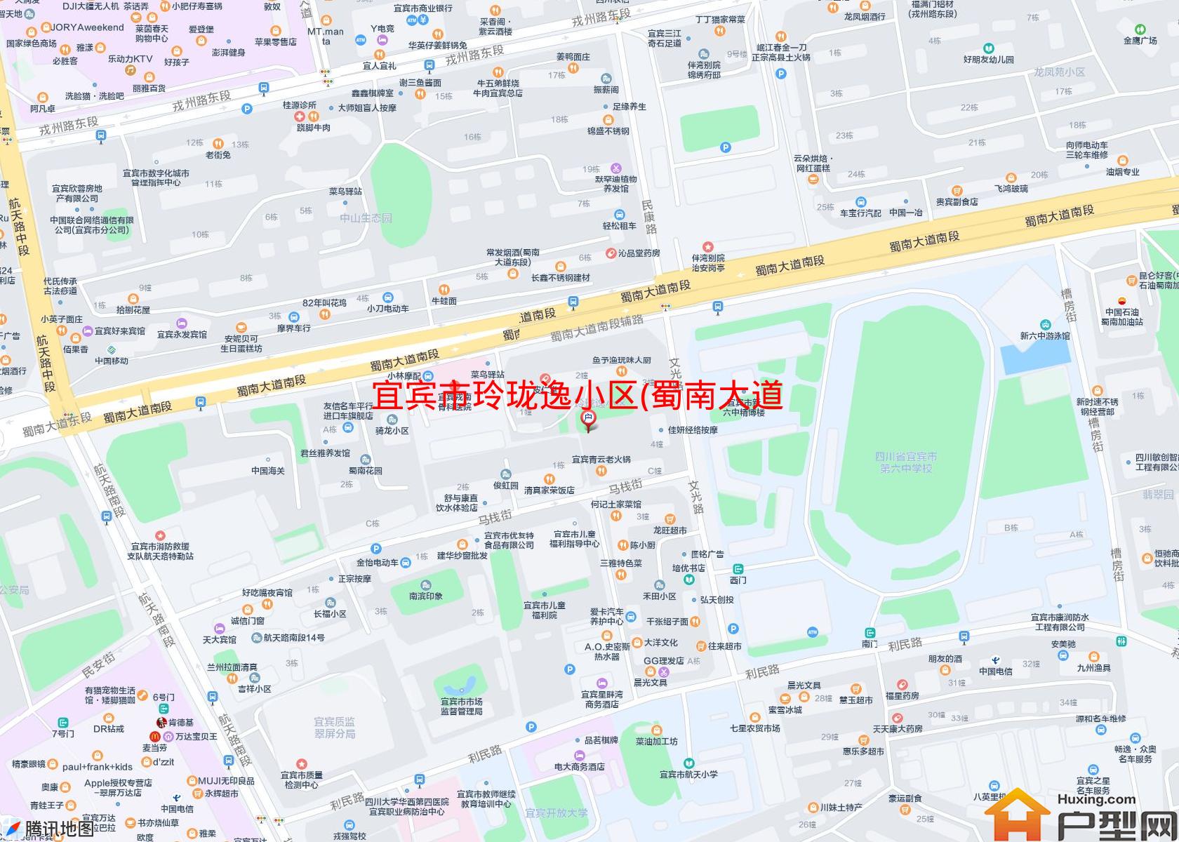 玲珑逸小区(蜀南大道东段17号附13号)小区 - 户型网