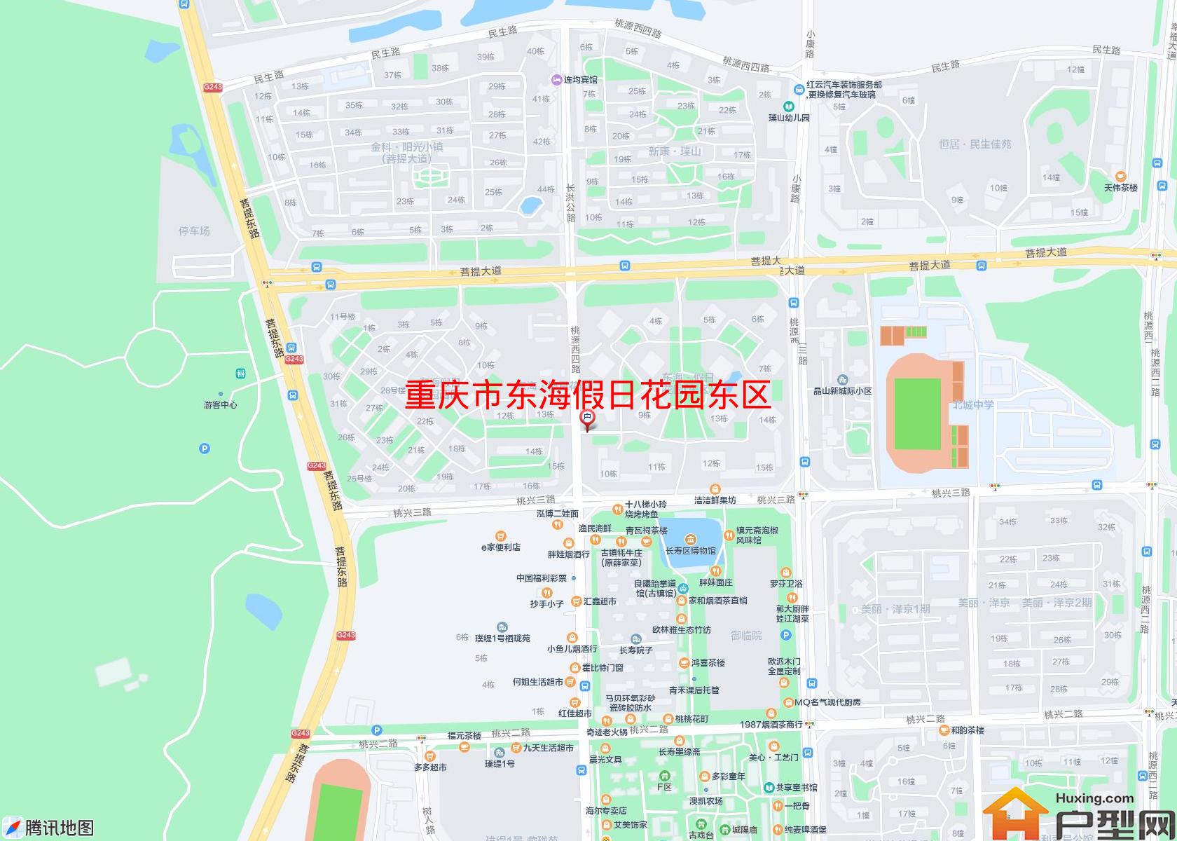 东海假日花园东区小区 - 户型网