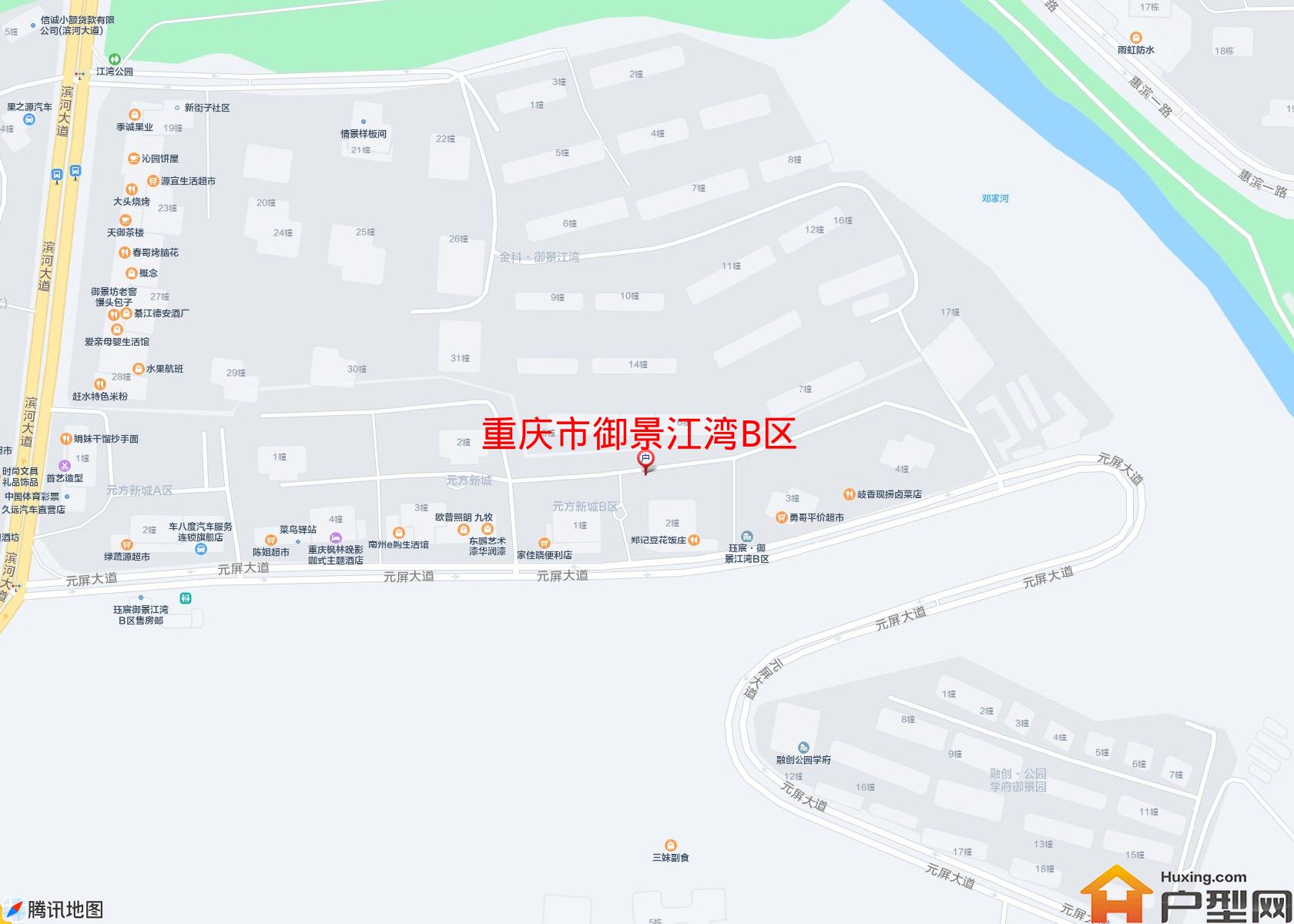 御景江湾B区小区 - 户型网