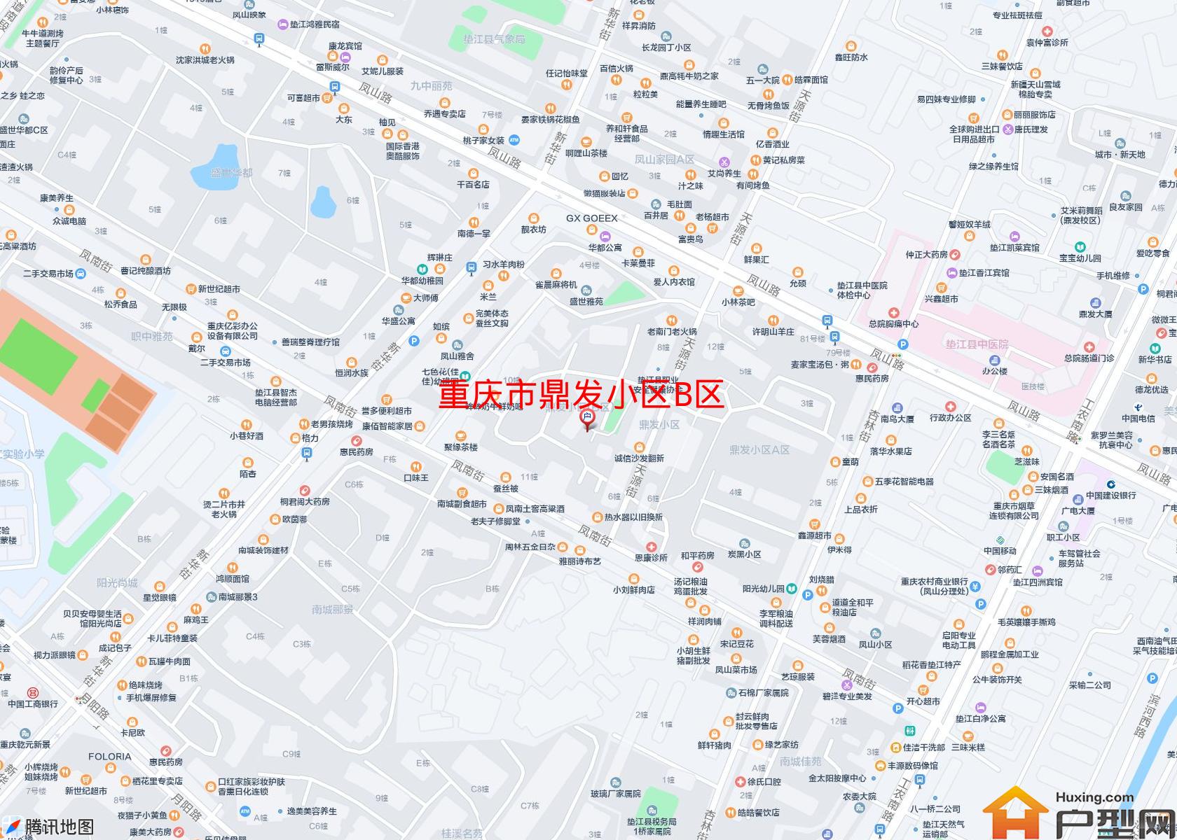鼎发小区B区小区 - 户型网