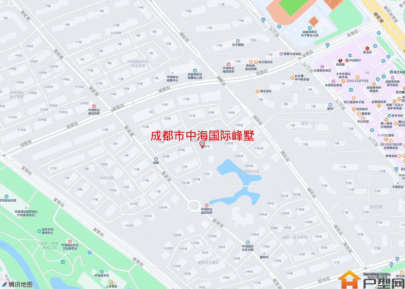 中海国际峰墅小区 - 户型网