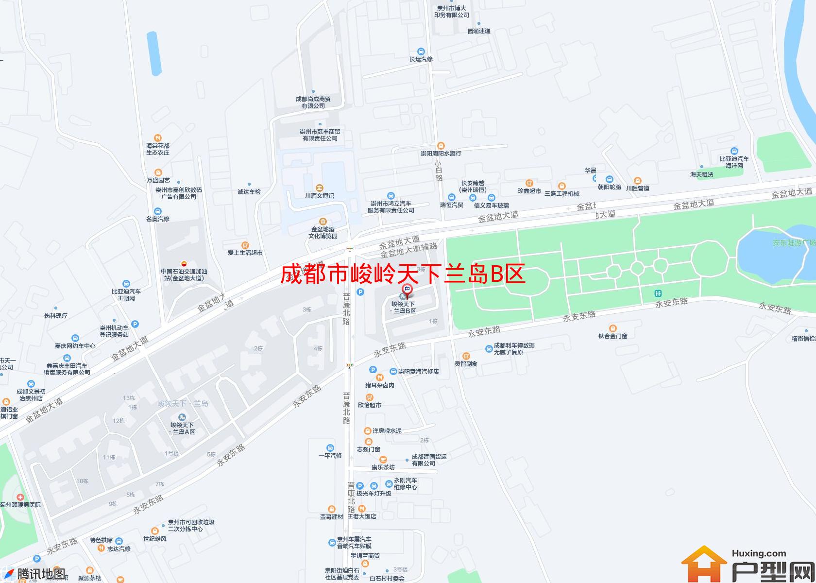 峻岭天下兰岛B区小区 - 户型网