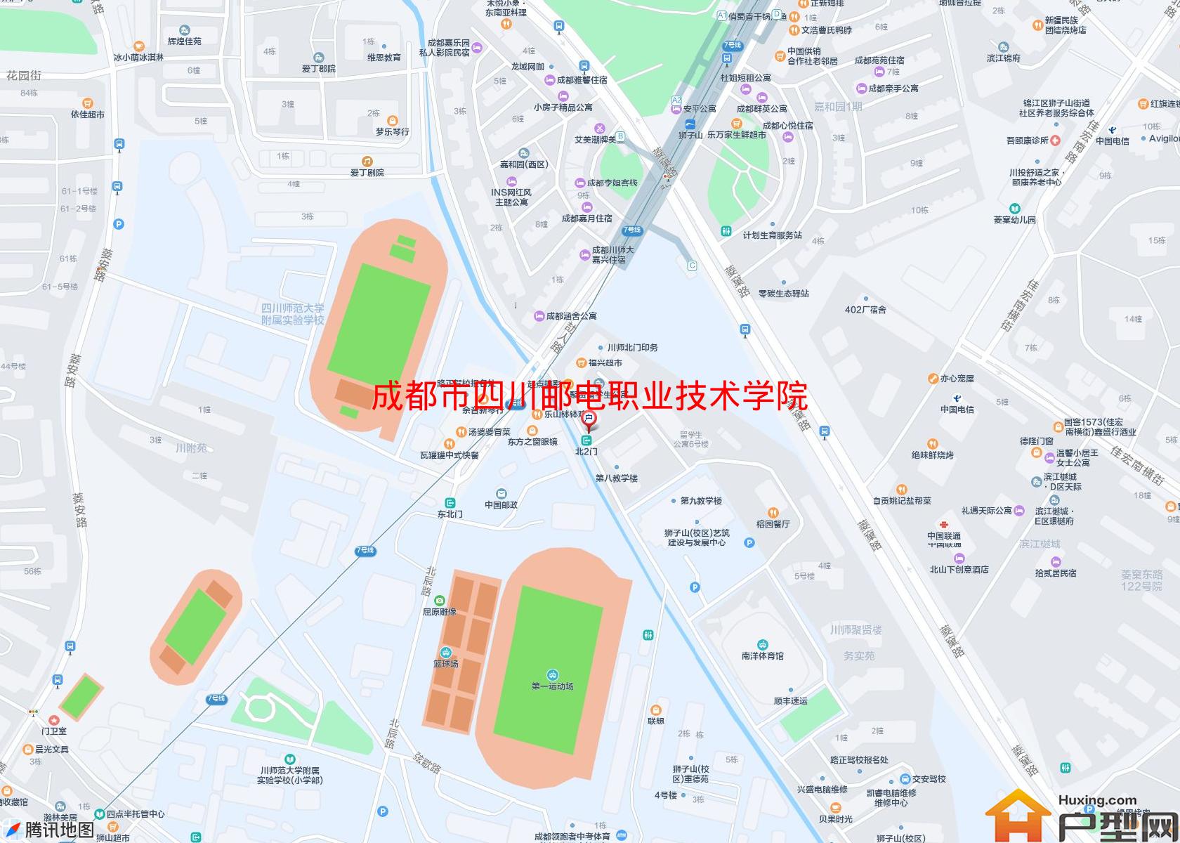四川邮电职业技术学院学生宿舍小区 - 户型网
