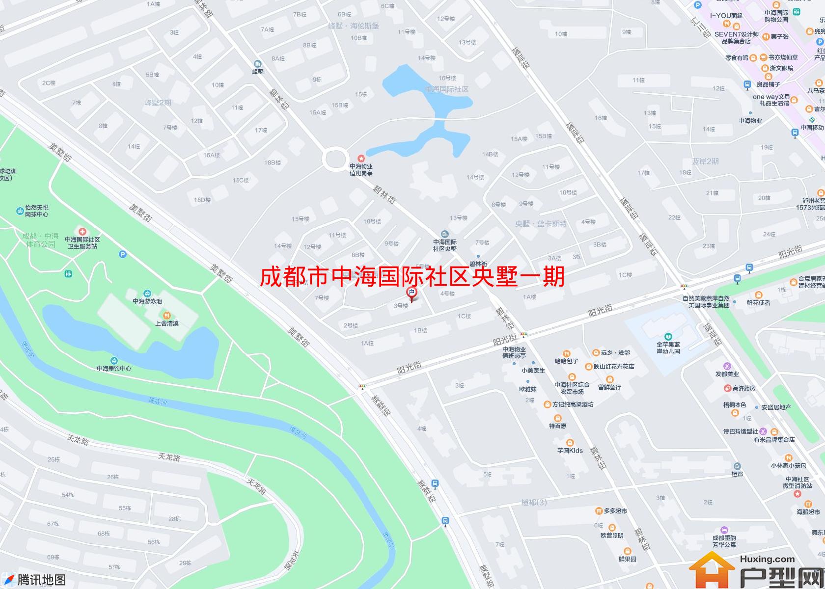 中海国际社区央墅一期圣卡西亚小区 - 户型网