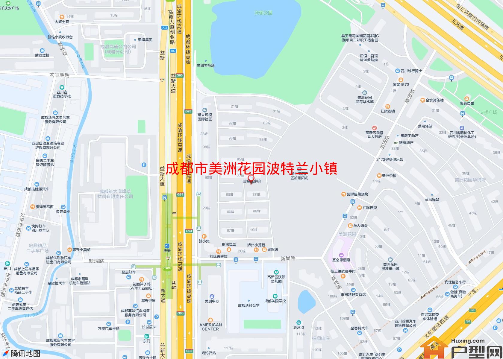 美洲花园波特兰小镇小区 - 户型网