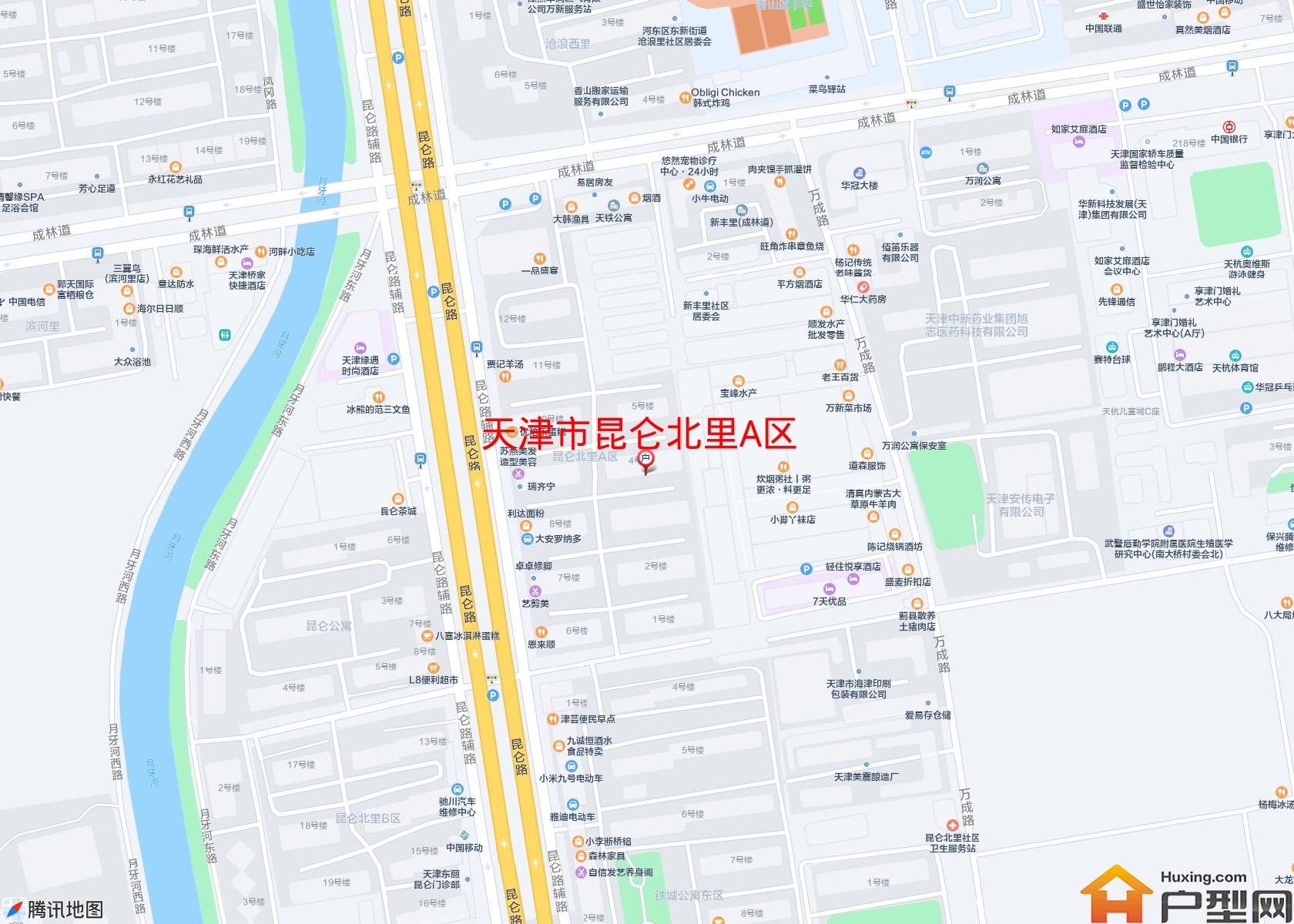 昆仑北里A区小区 - 户型网