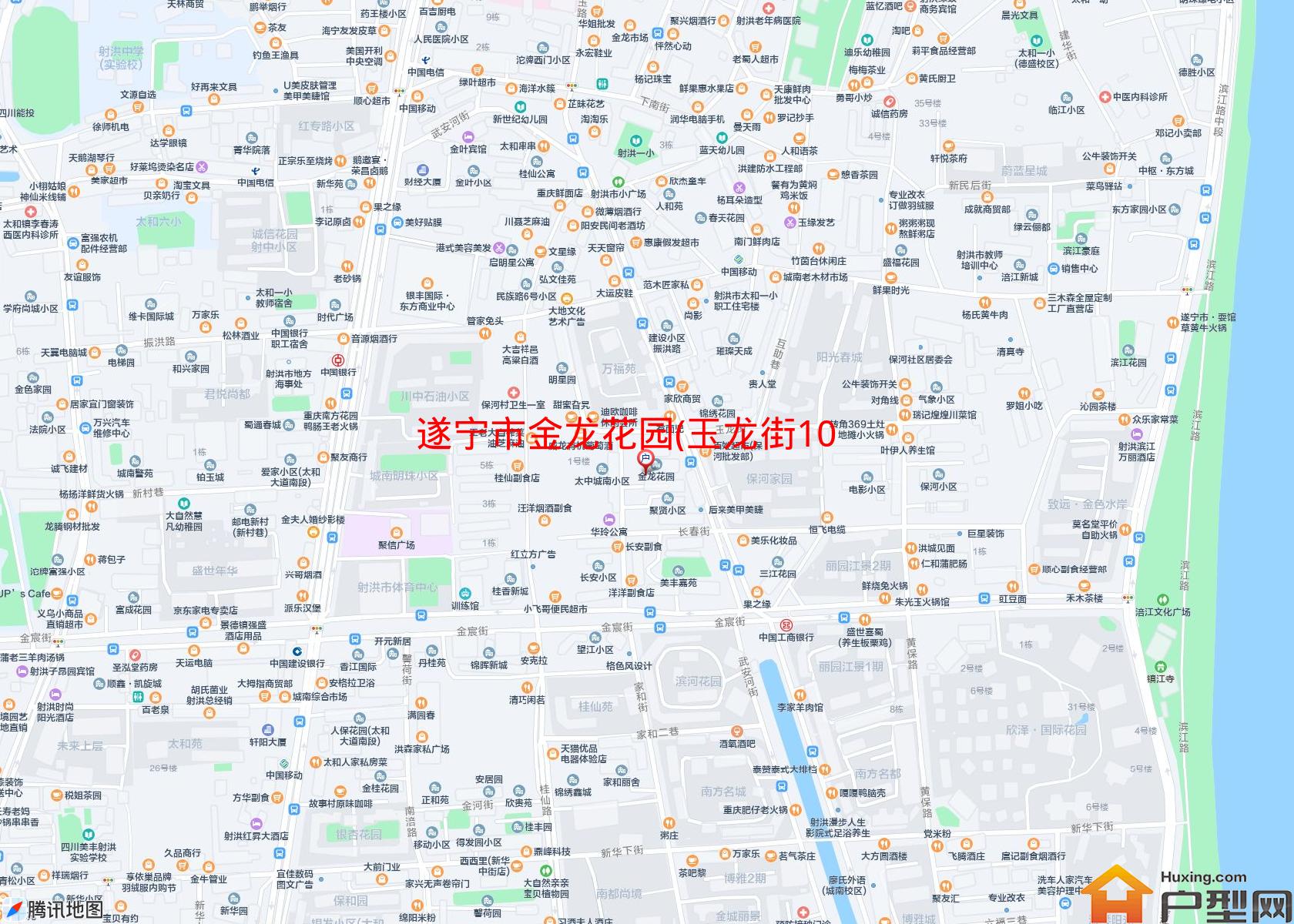 金龙花园(玉龙街102号)小区 - 户型网