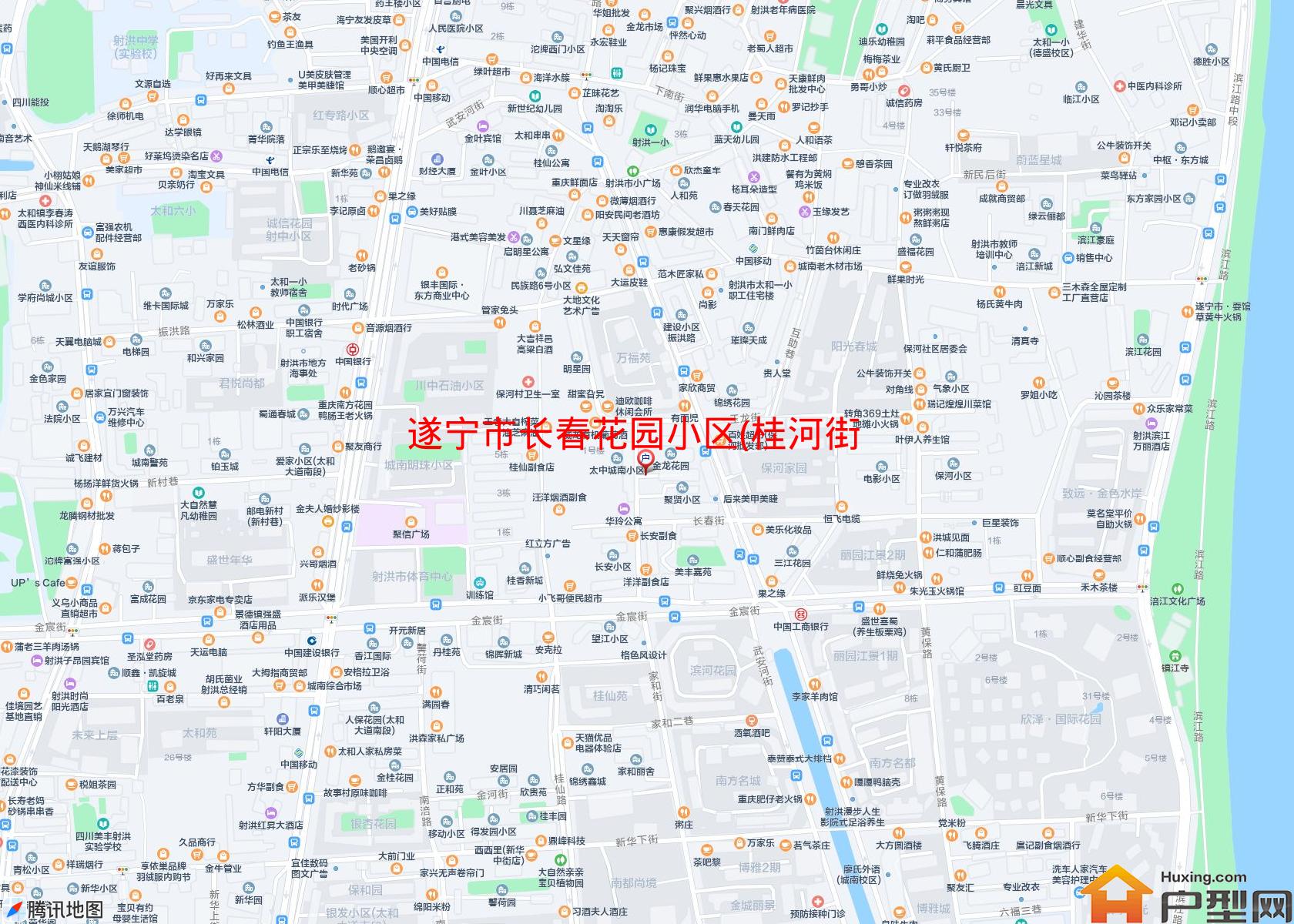 长春花园小区(桂河街30号)小区 - 户型网