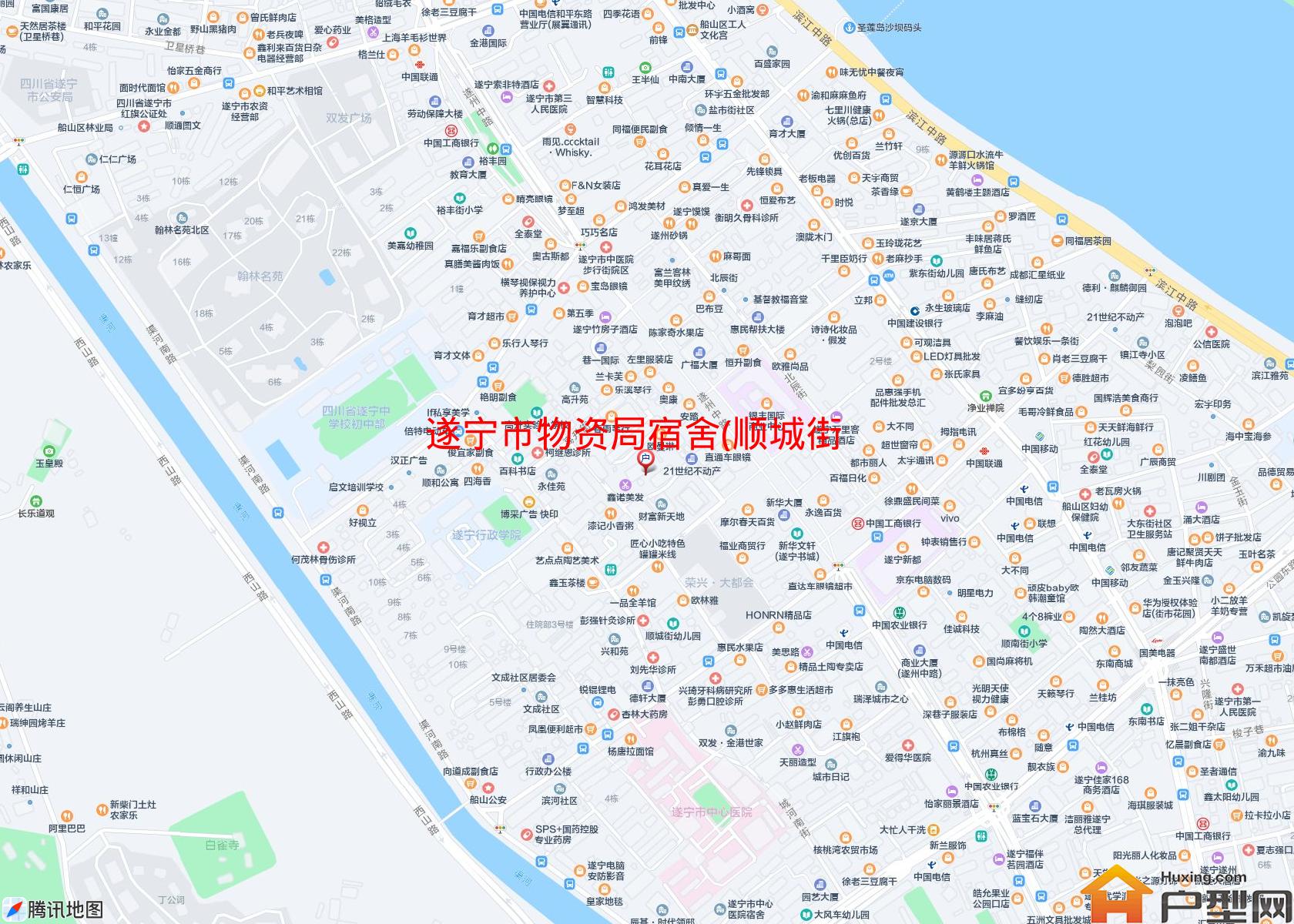 物资局宿舍 (顺城街121号)小区 - 户型网