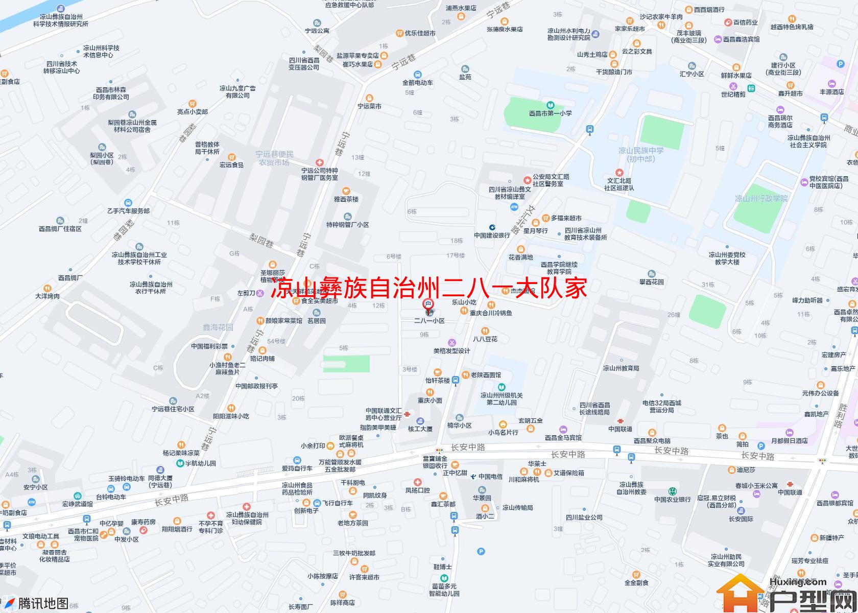 二八一大队家属区(长安中路148号)小区 - 户型网