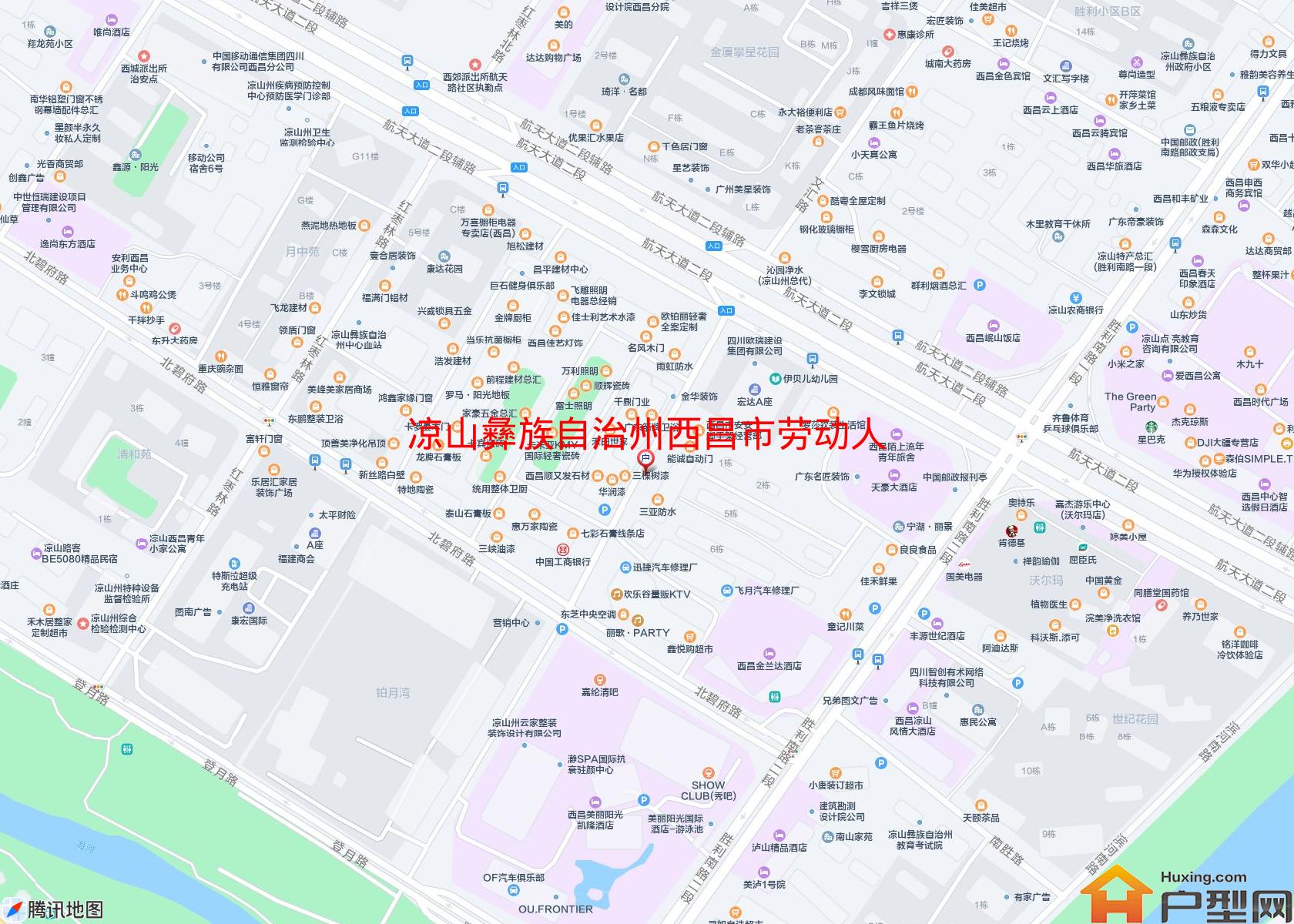 西昌市劳动人民文化宫家属区小区 - 户型网