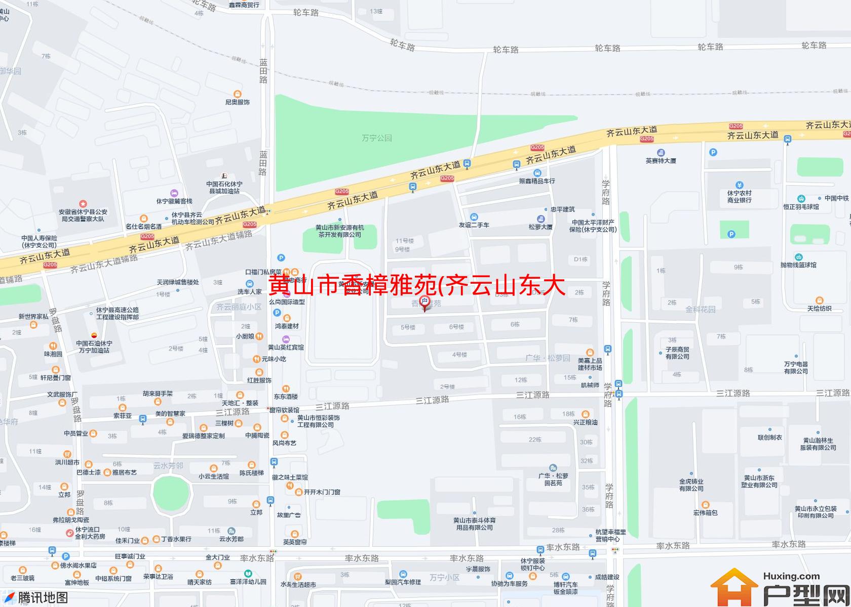 香樟雅苑(齐云山东大道)小区 - 户型网