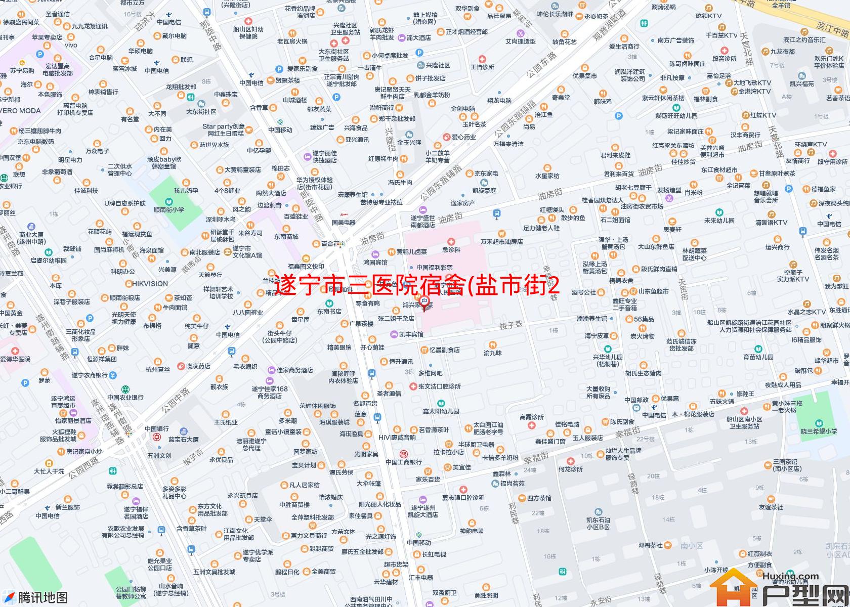 三医院宿舍(盐市街24号)小区 - 户型网