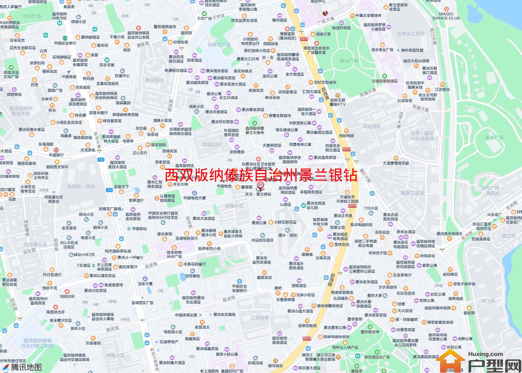 景兰银钻(勐捧路18号)小区 - 户型网