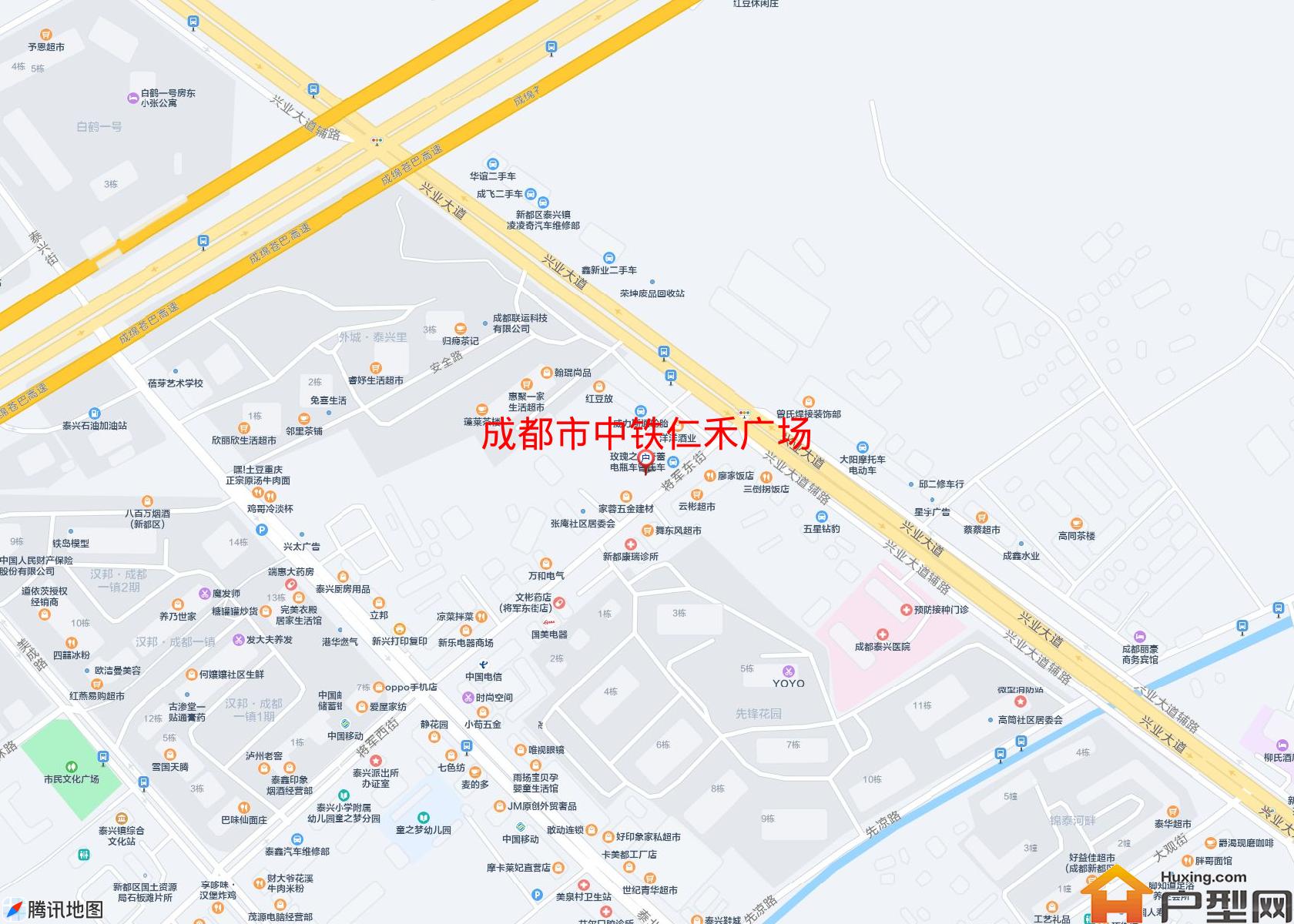 中铁仁禾广场小区 - 户型网