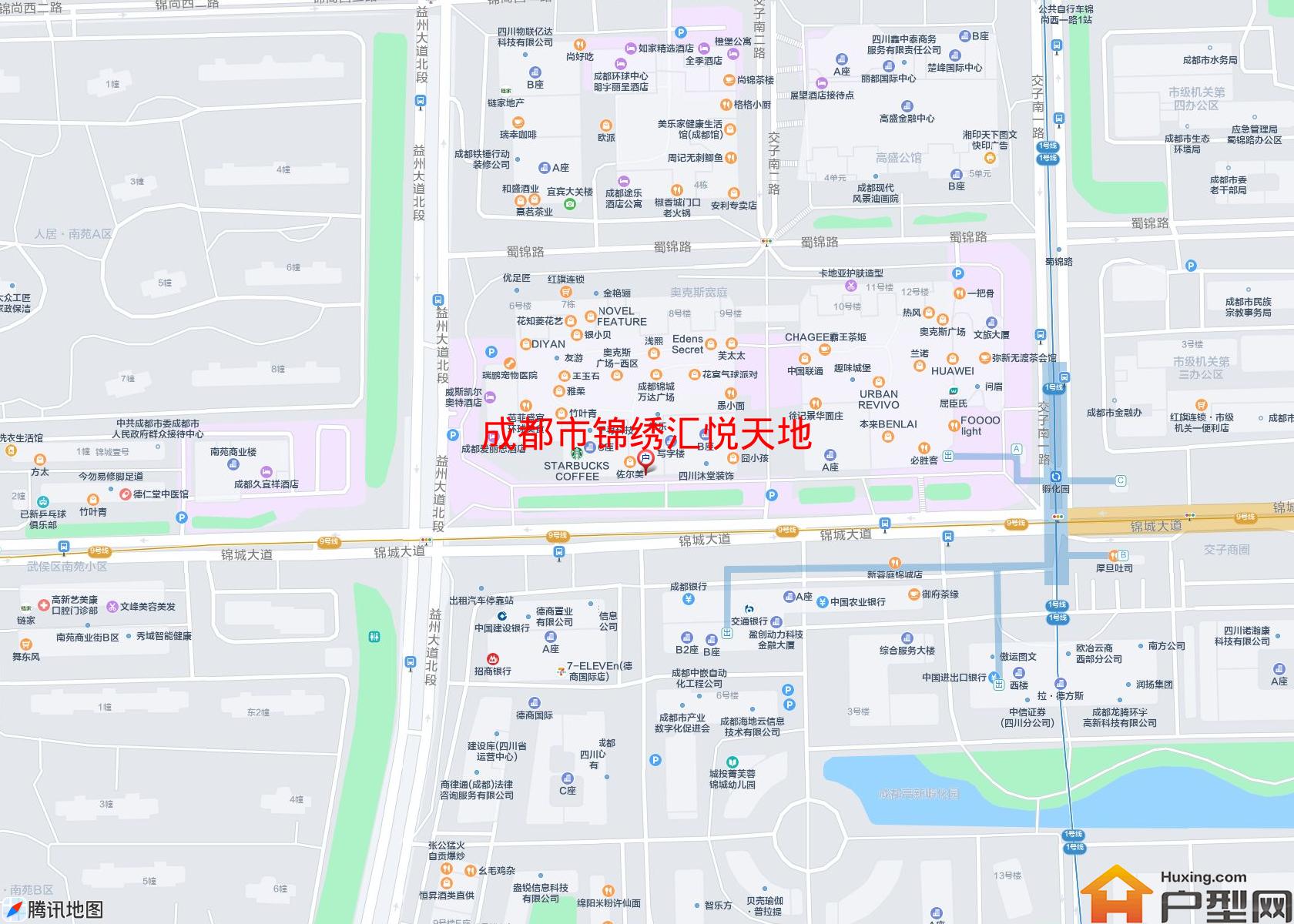 锦绣汇悦天地小区 - 户型网