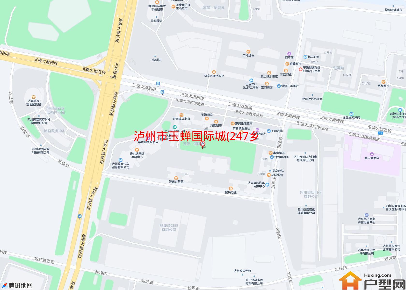 玉蝉国际城(247乡道)小区 - 户型网