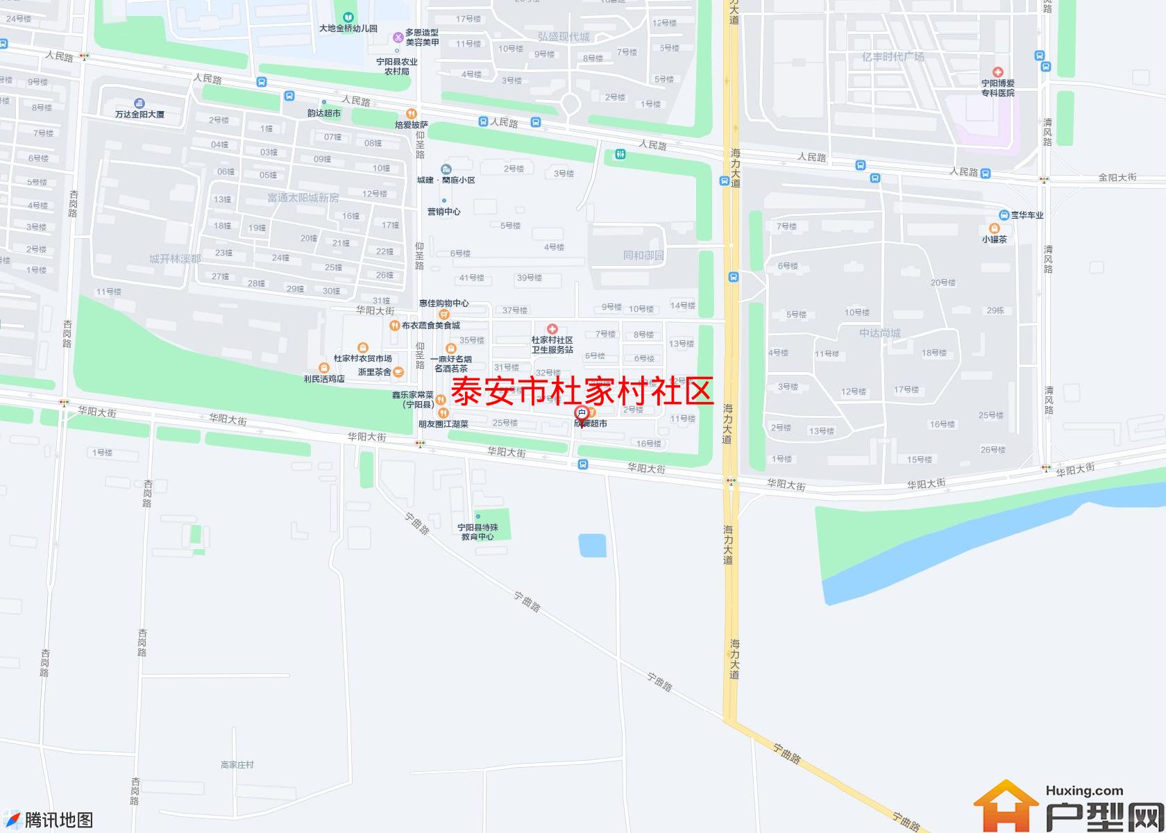 杜家村社区小区 - 户型网