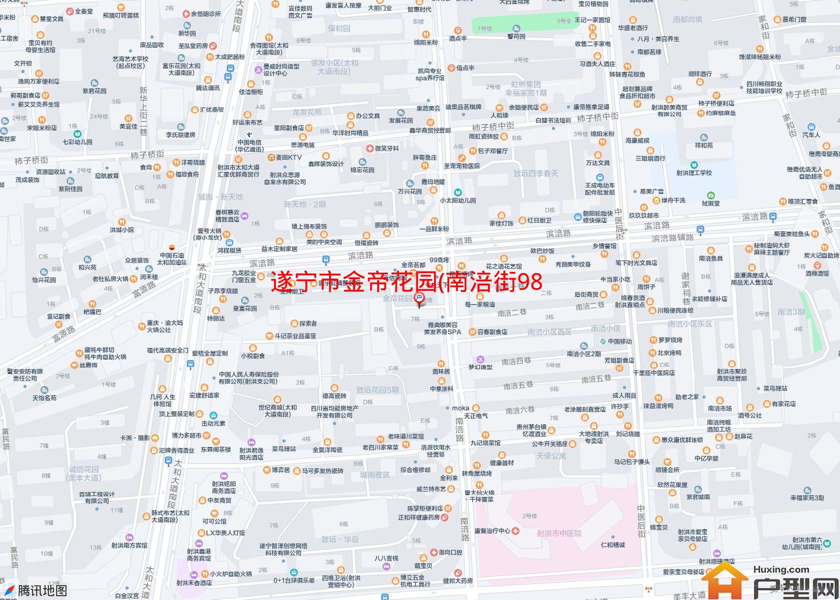 金帝花园(南涪街98号)小区 - 户型网