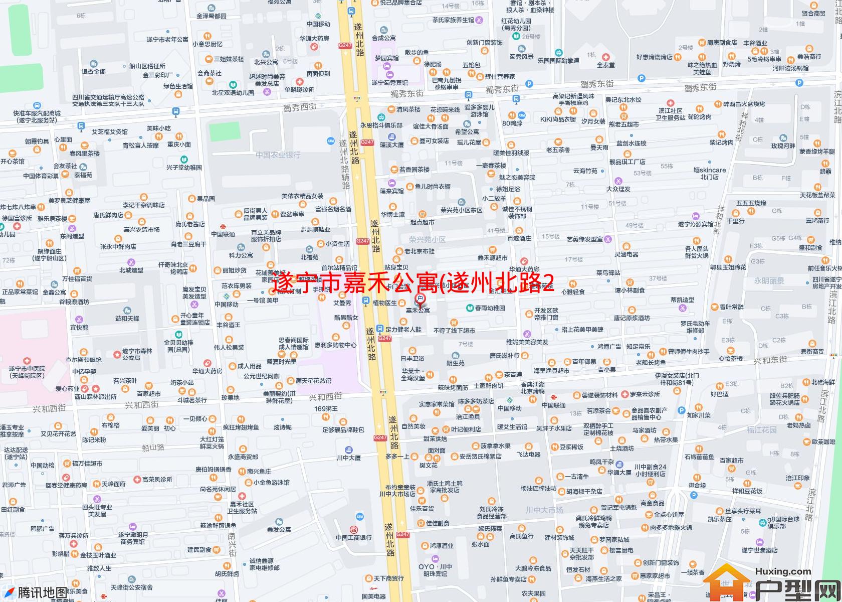 嘉禾公寓(遂州北路216号)小区 - 户型网